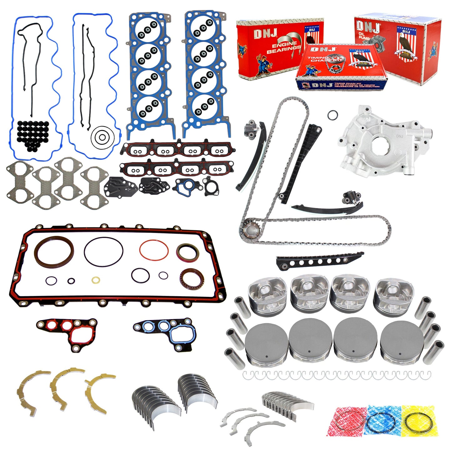 Master Engine Rebuild Kit 2007-2014 Ford,Lincoln 5.4L