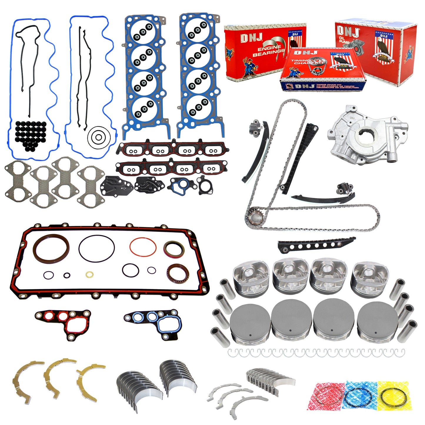 Master Engine Rebuild Kit 2007-2014 Ford, Lincoln 5.4L V8