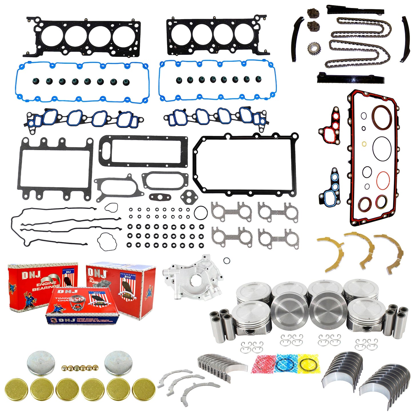 Master Engine Rebuild Kit 1999-2000 Ford 5.4L