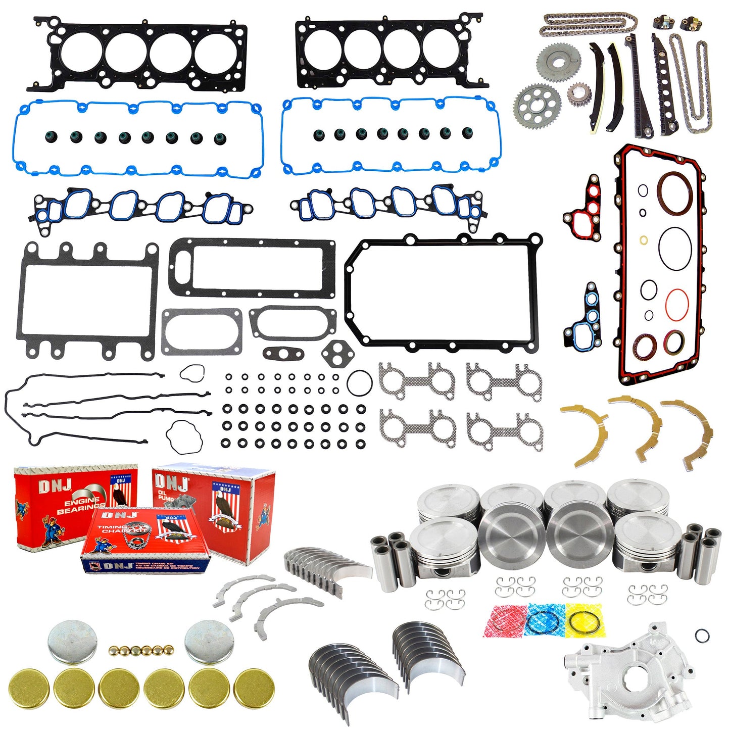 Master Engine Rebuild Kit 2002-2004 Ford 5.4L