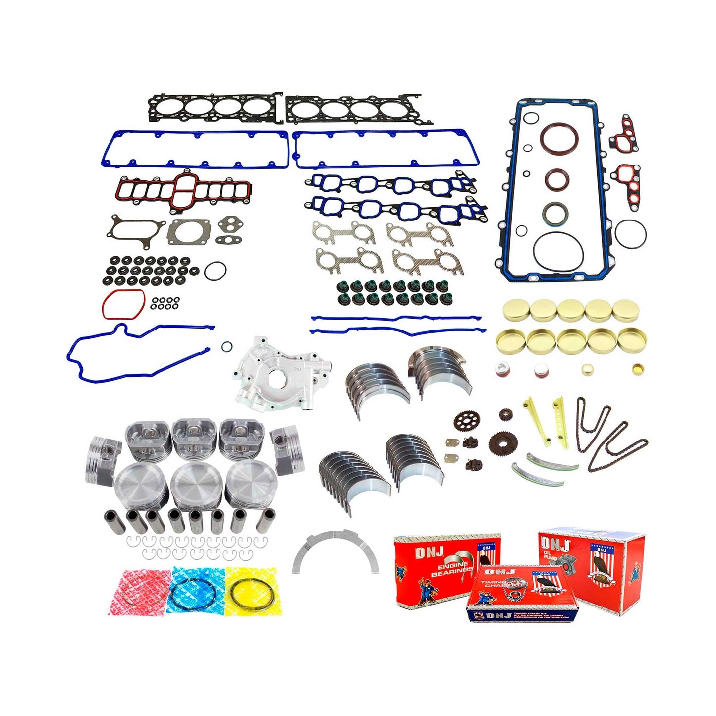 Master Engine Rebuild Kit 2002 Ford 4.6L