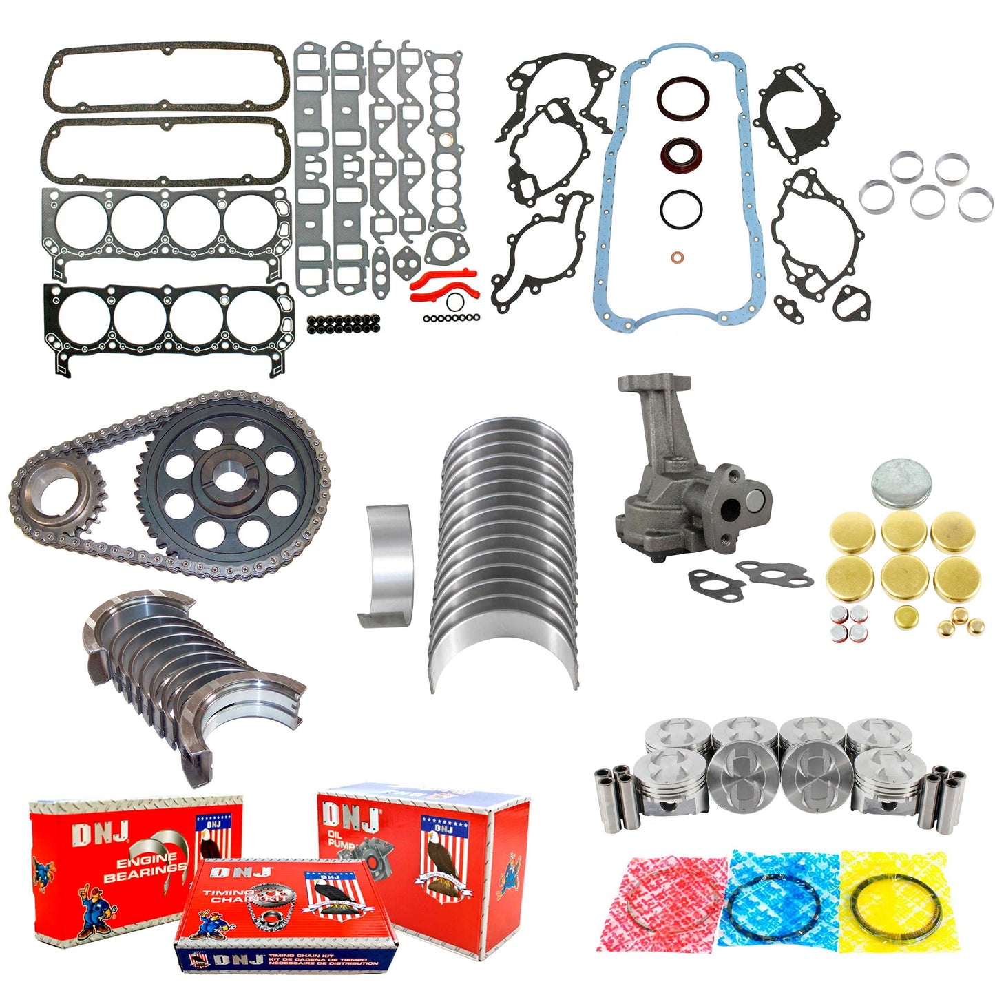 Master Engine Rebuild Kit 1991-1995 Ford,Lincoln,Mercury 5.0L