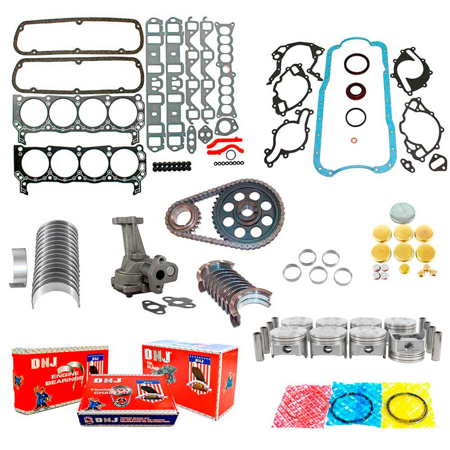 Master Engine Rebuild Kit 1991-1995 Ford,Lincoln,Mercury 5.0L