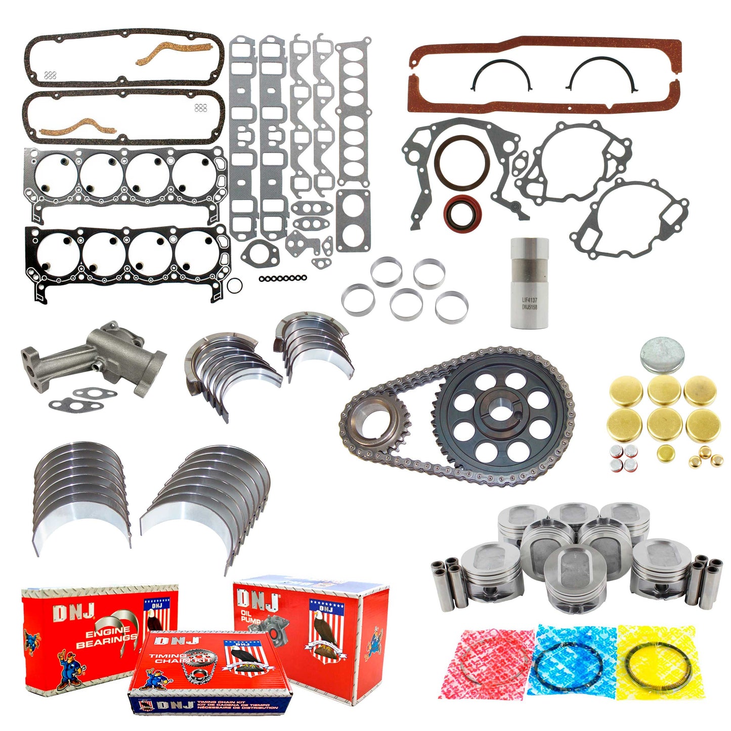 Master Engine Rebuild Kit 1988-1993 Ford 5.8L V8
