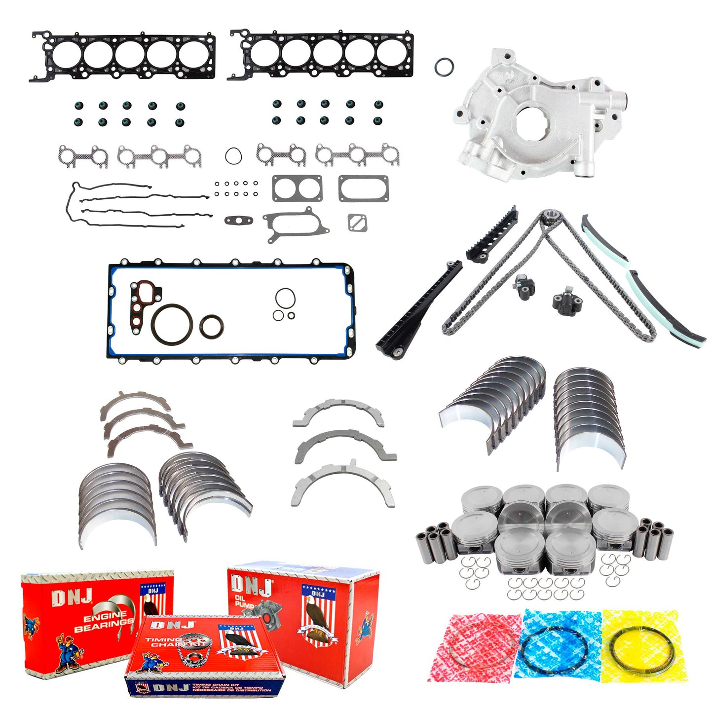 Master Engine Rebuild Kit 2002 Ford 6.8L