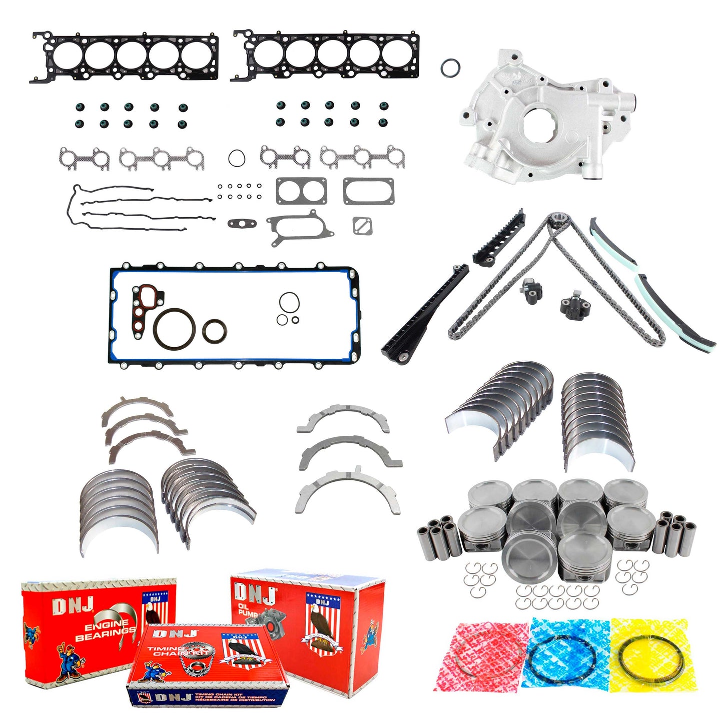 Master Engine Rebuild Kit 2002 Ford 6.8L