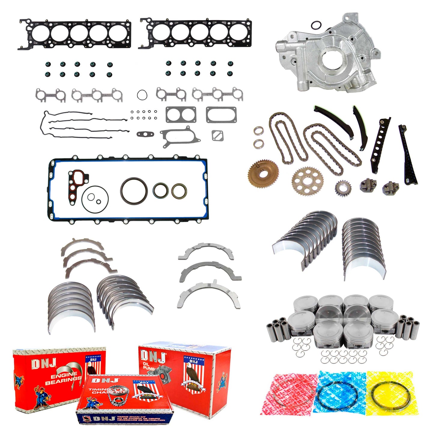 Master Engine Rebuild Kit 1997-1998 Ford 6.8L