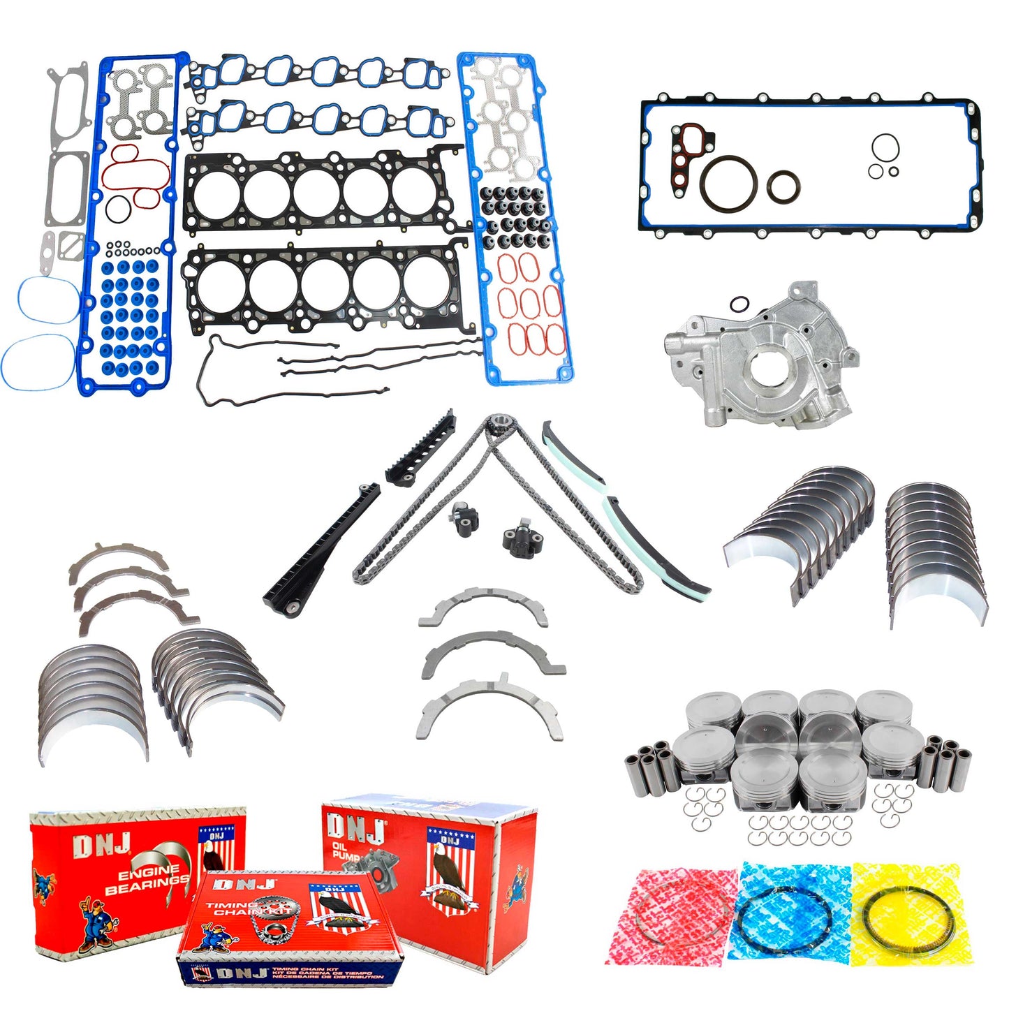 Master Engine Rebuild Kit 2005-2006 Ford 6.8L