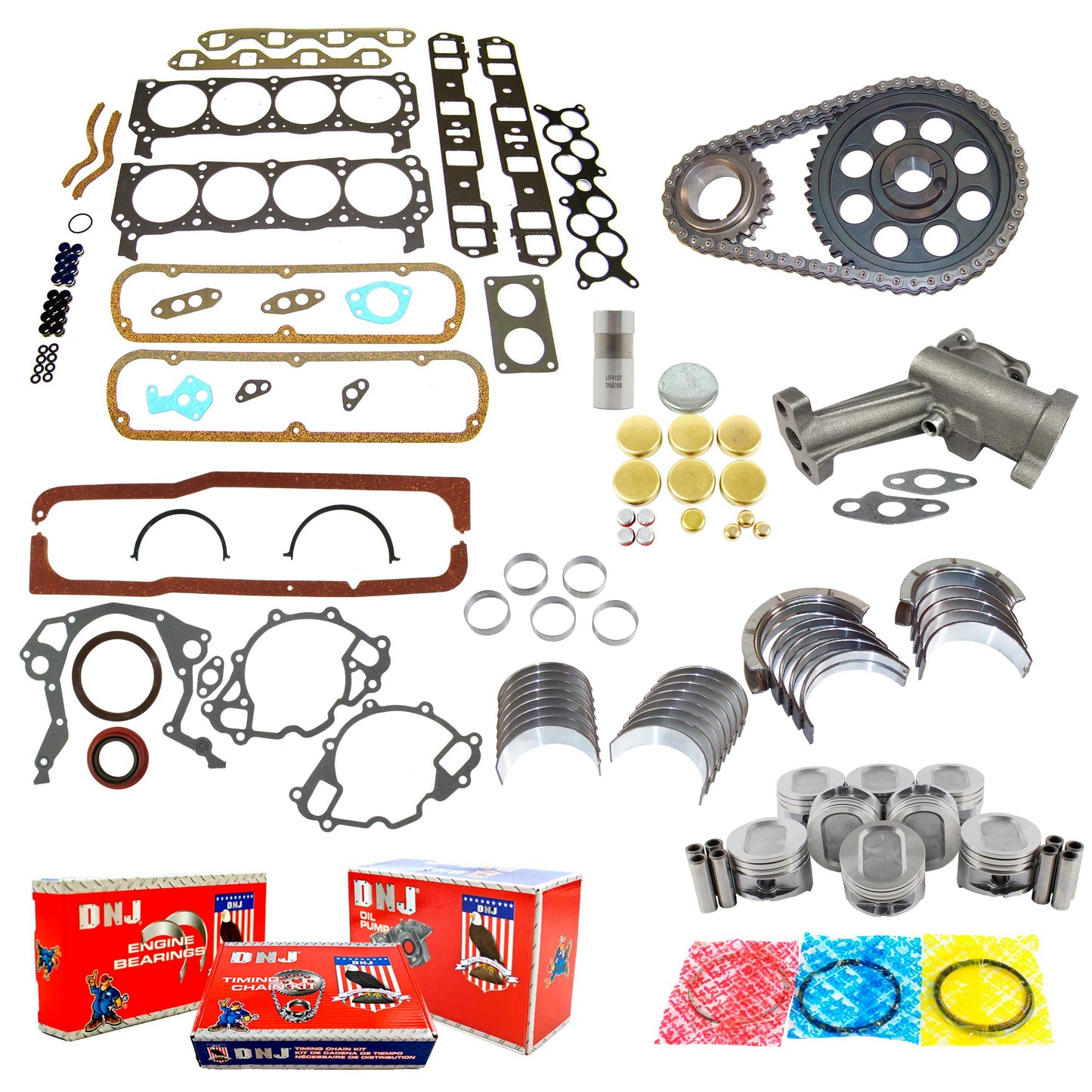 Master Engine Rebuild Kit 1993 Ford 5.8L