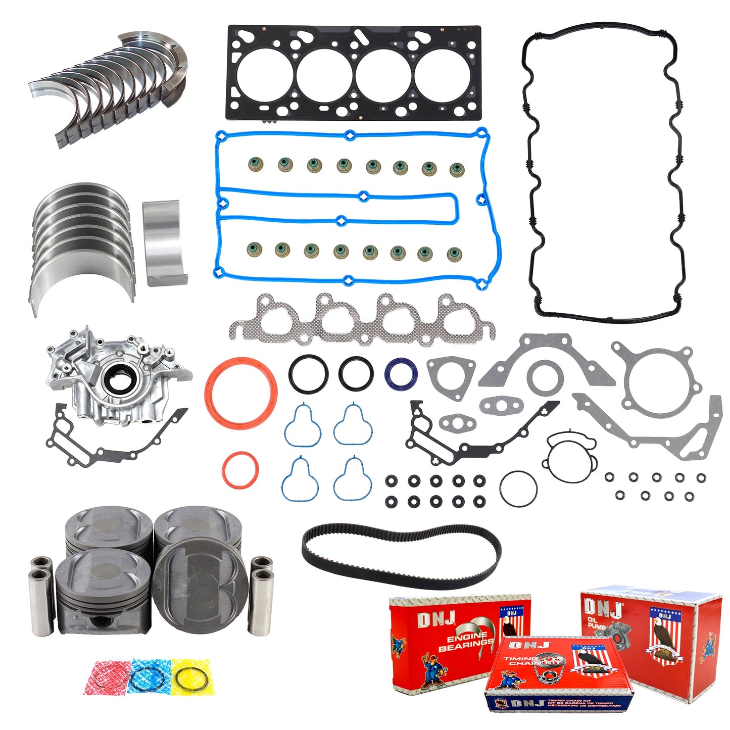Master Engine Rebuild Kit 1998-1999 Ford,Mercury 2.0L