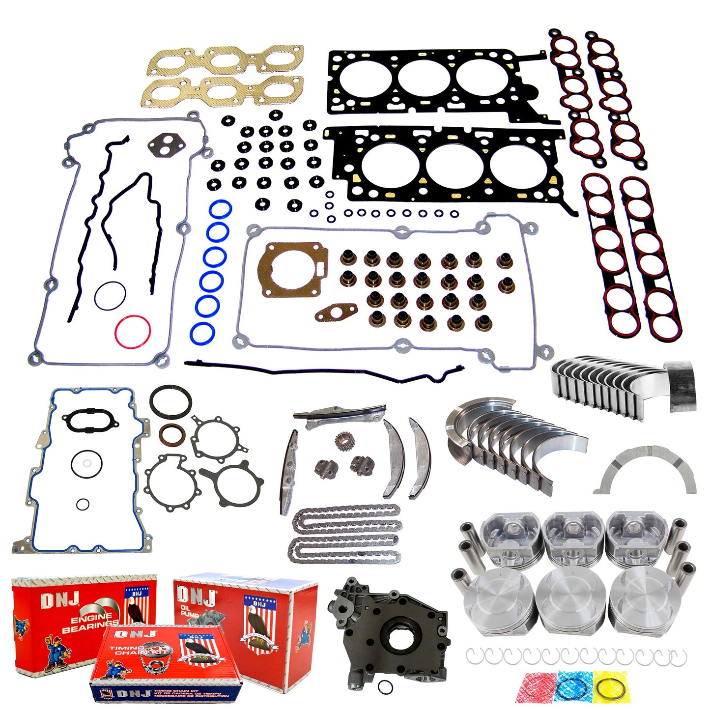 Master Engine Rebuild Kit 1996-1998 Ford,Mercury 3.0L