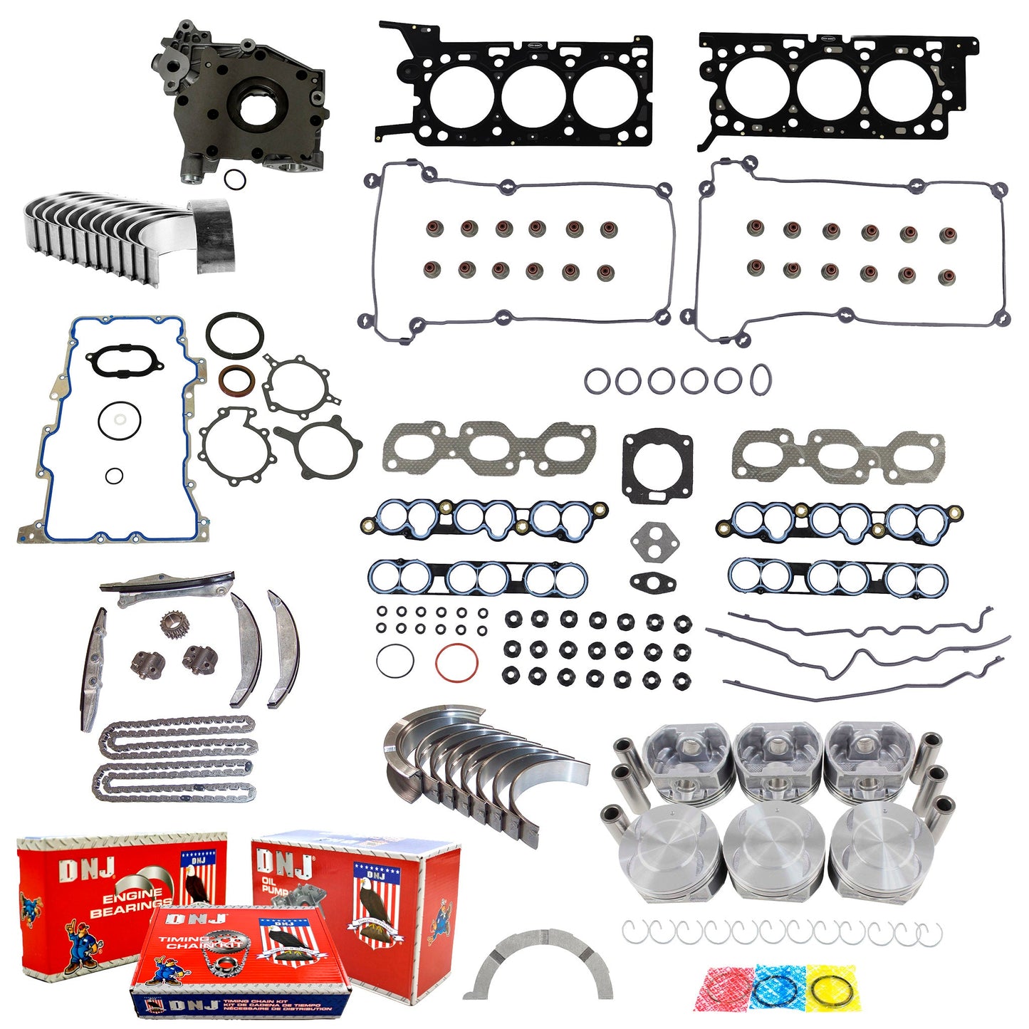 Master Engine Rebuild Kit 2000 Ford,Mercury 3.0L