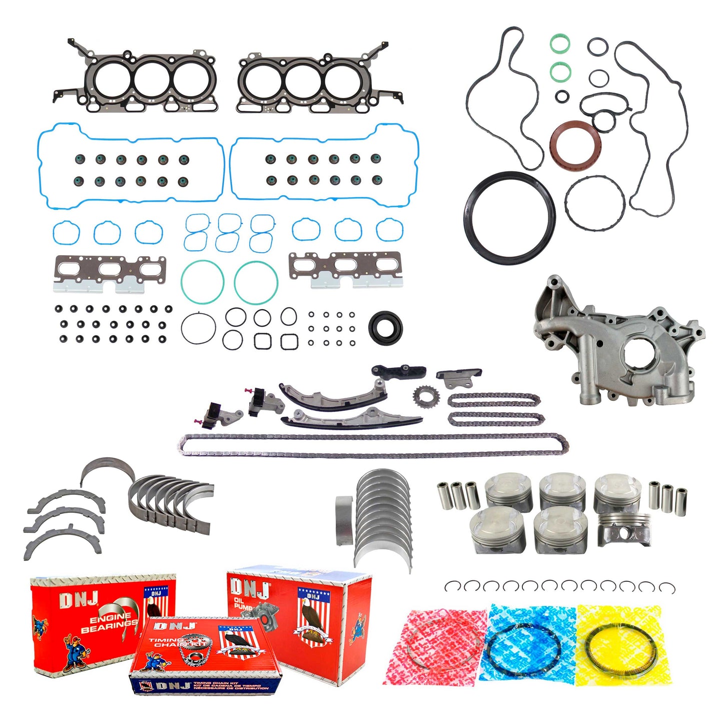 Master Engine Rebuild Kit 2011-2012 Ford Flex 3.5L V6