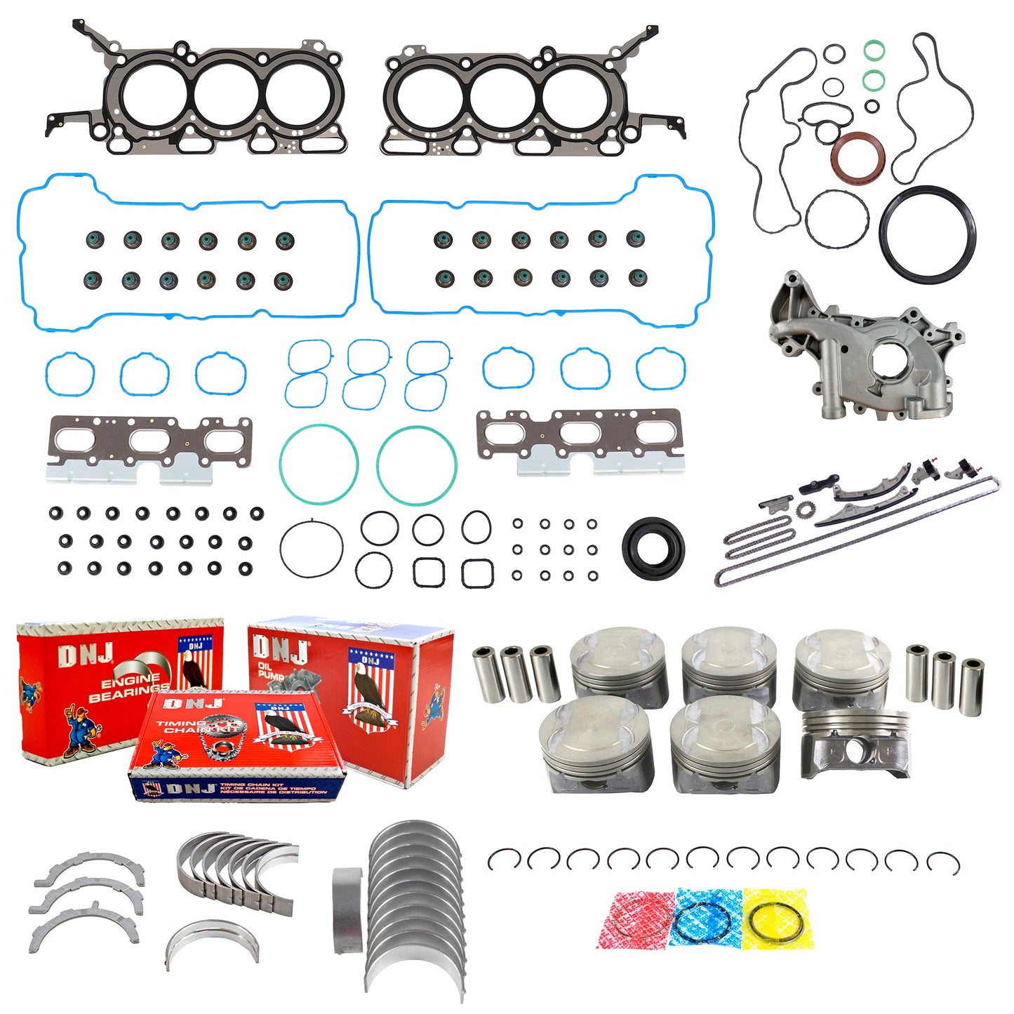 Master Engine Rebuild Kit 2007-2010 Ford,Lincoln,Mercury 3.5L