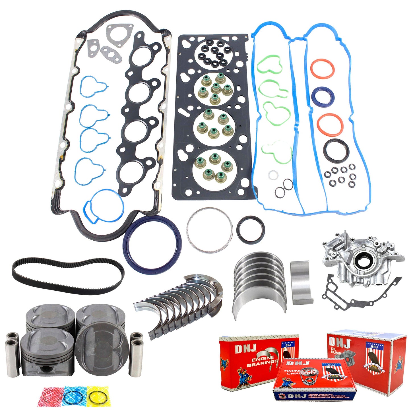 Master Engine Rebuild Kit 2000-2004 Ford 2.0L