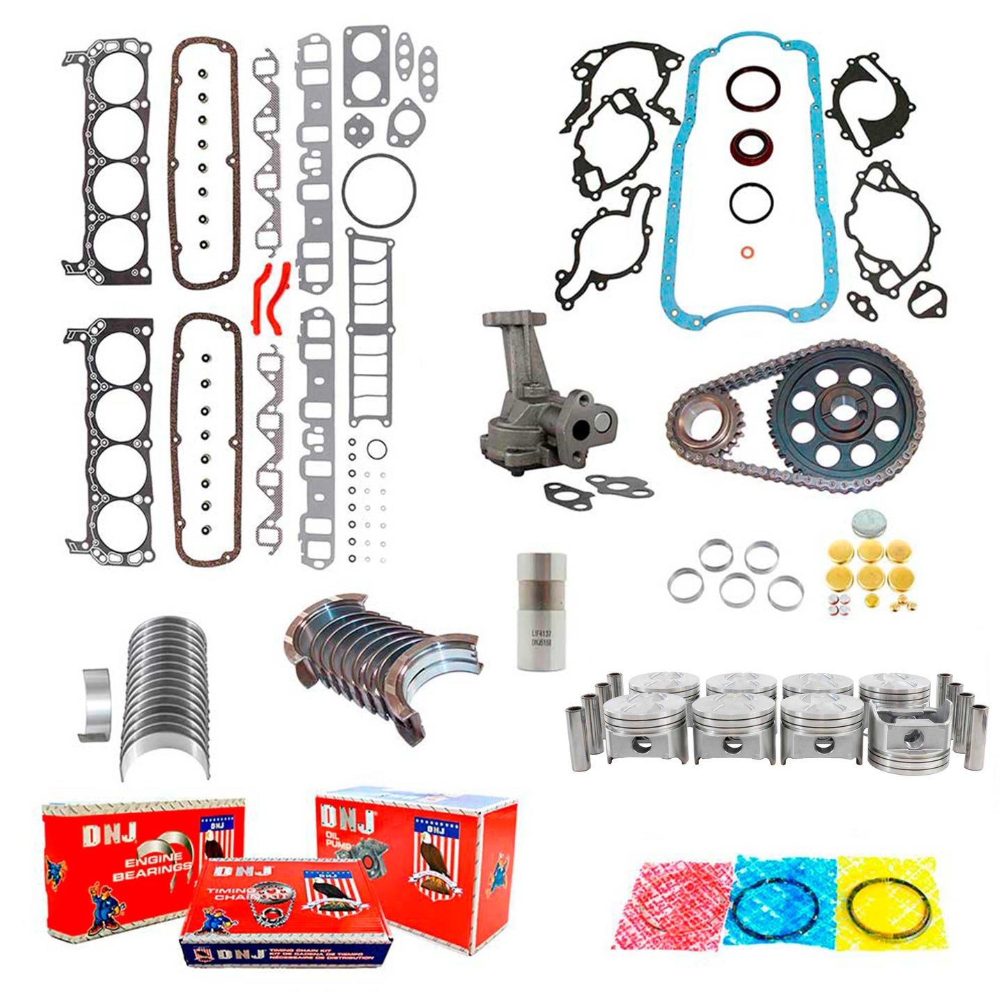 Master Engine Rebuild Kit 1987-1989 Ford 5.0L