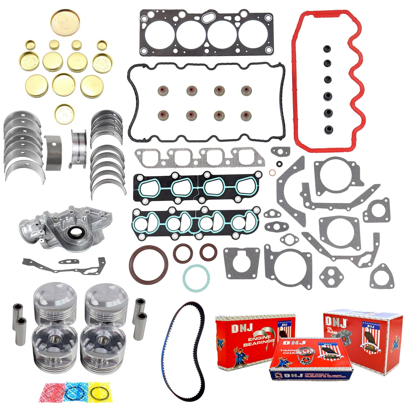 Master Engine Rebuild Kit 1997-1999 Ford,Mercury 2.0L