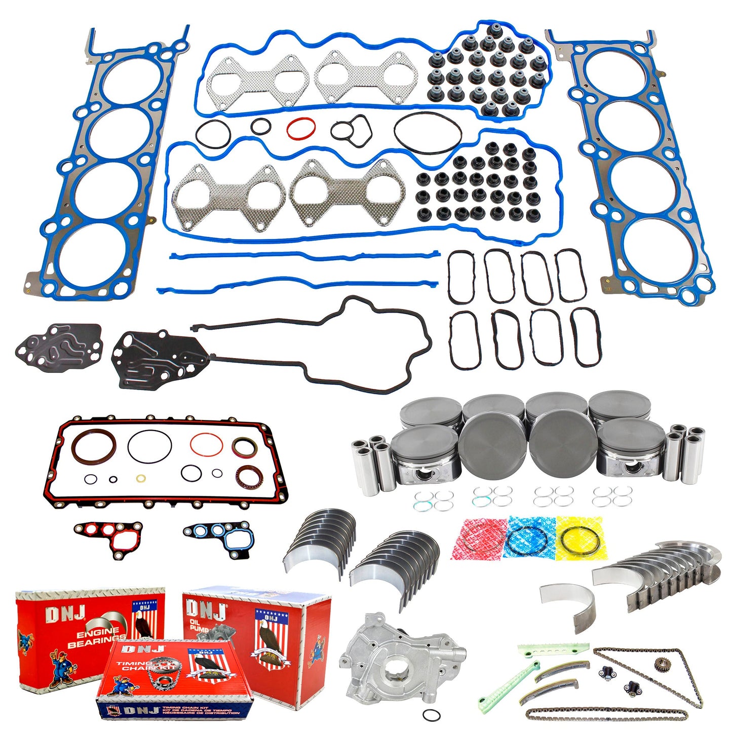 Master Engine Rebuild Kit 2007-2008 Ford,Mercury 4.6L