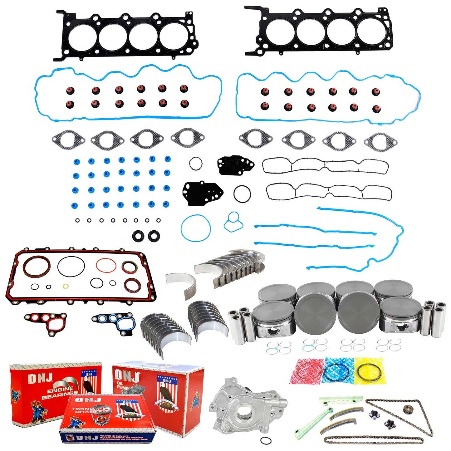 Master Engine Rebuild Kit 2010 Ford 4.6L