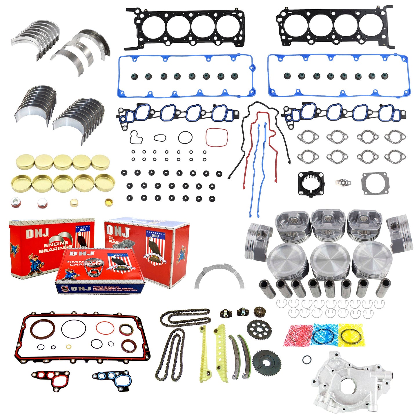 Master Engine Rebuild Kit 2009-2011 Ford,Lincoln,Mercury 4.6L