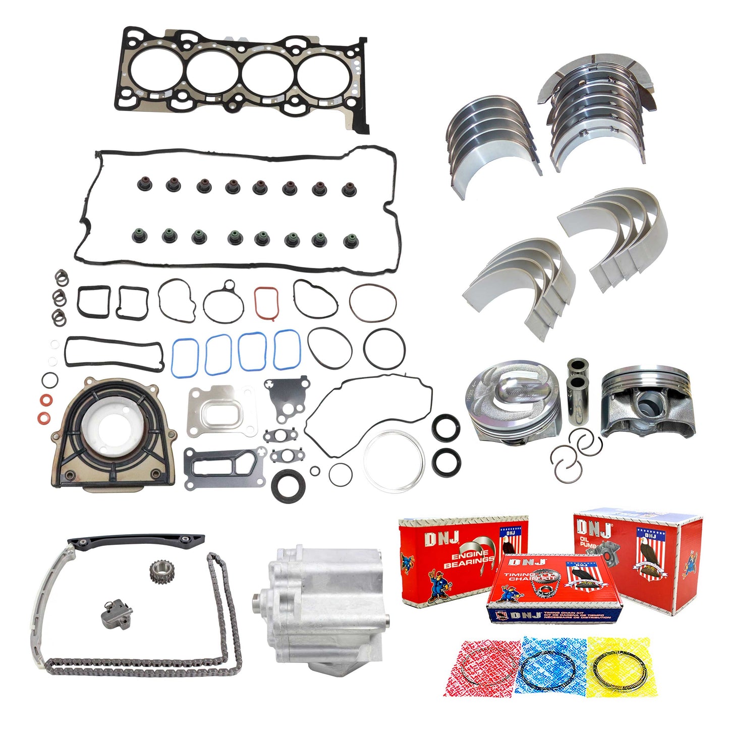 Master Engine Rebuild Kit 2012-2018 Ford,Lincoln 2.0L