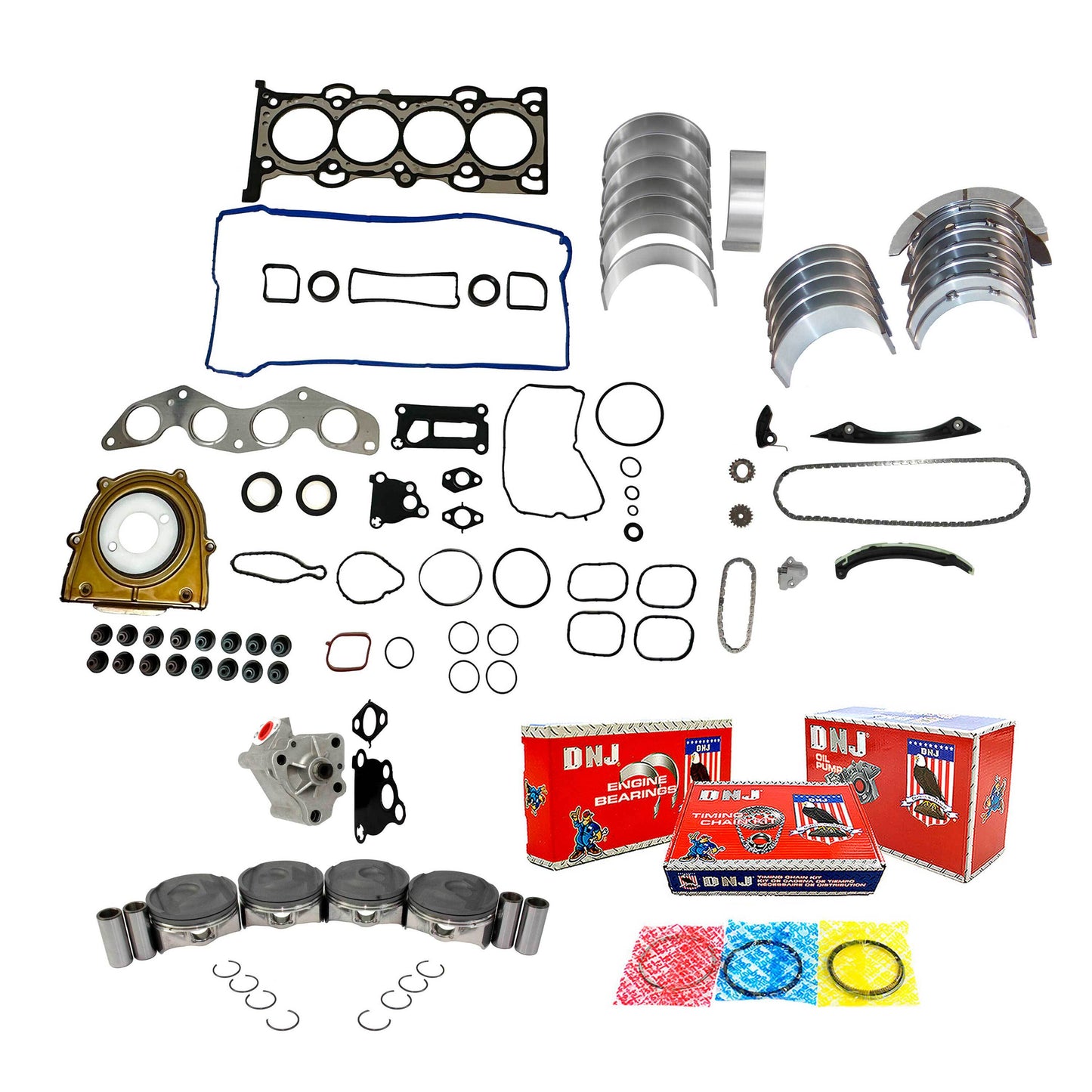 Master Engine Rebuild Kit 2012-2017 Ford 2.0L