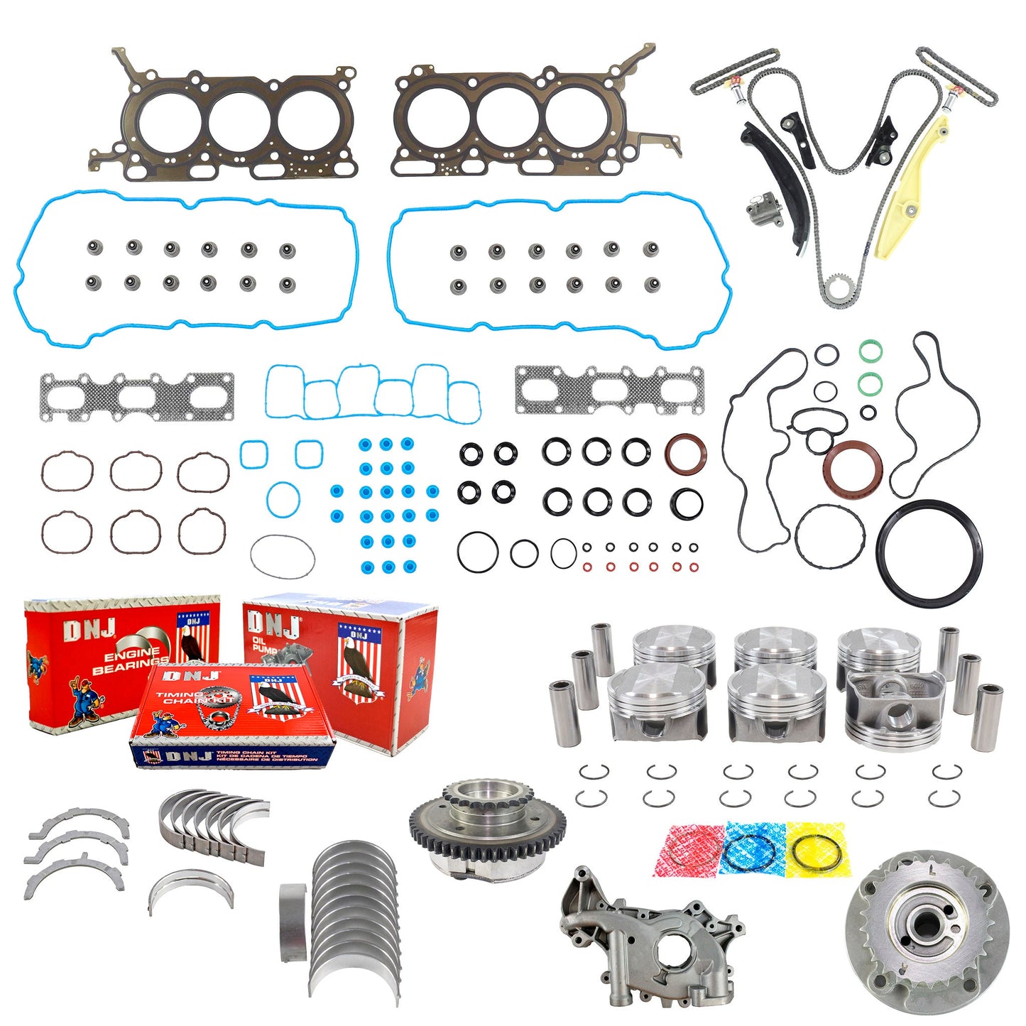 Master Engine Rebuild Kit 2015-2017 Ford 3.5L