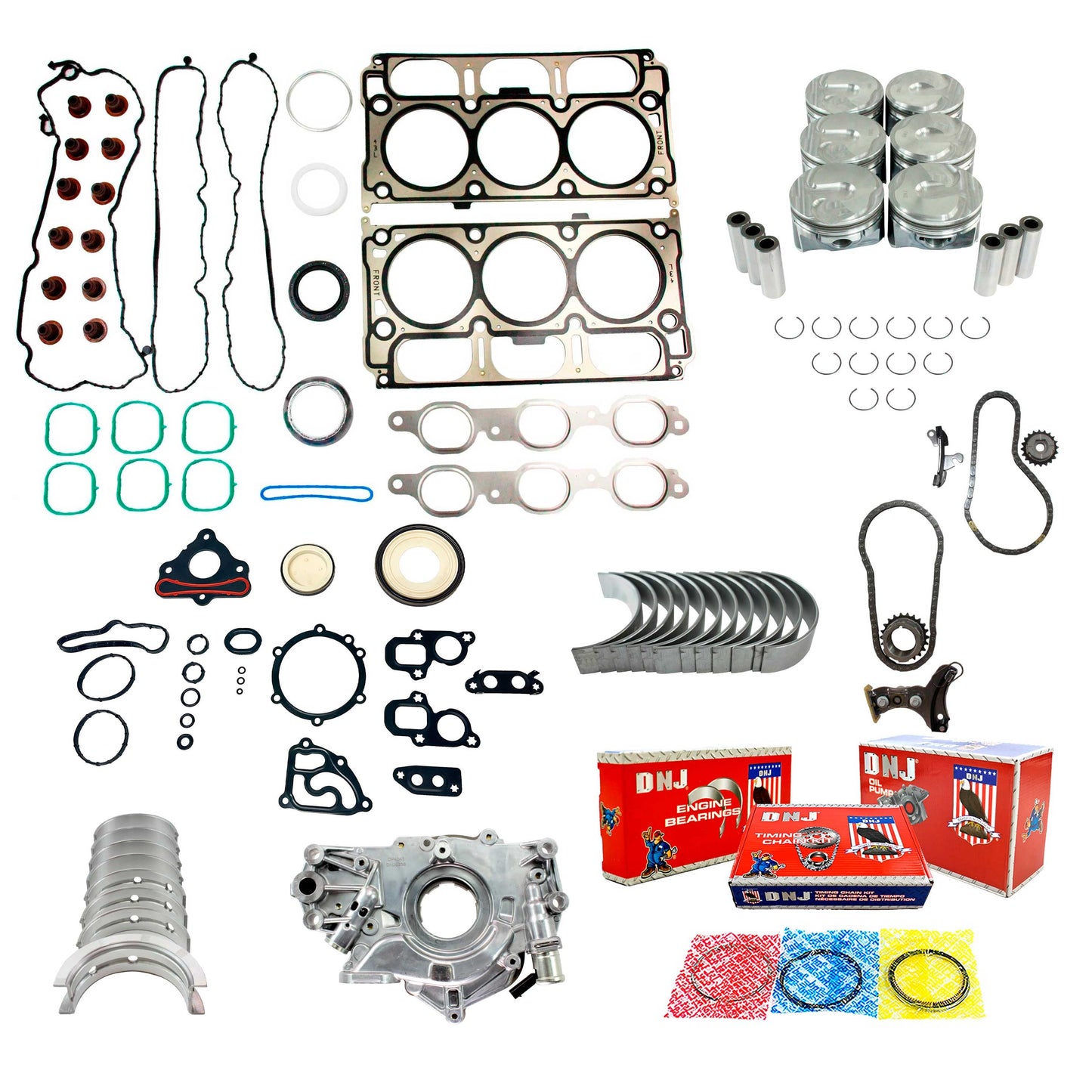 Master Engine Rebuild Kit 2014-2020 Chevrolet GMC 4.3L V6