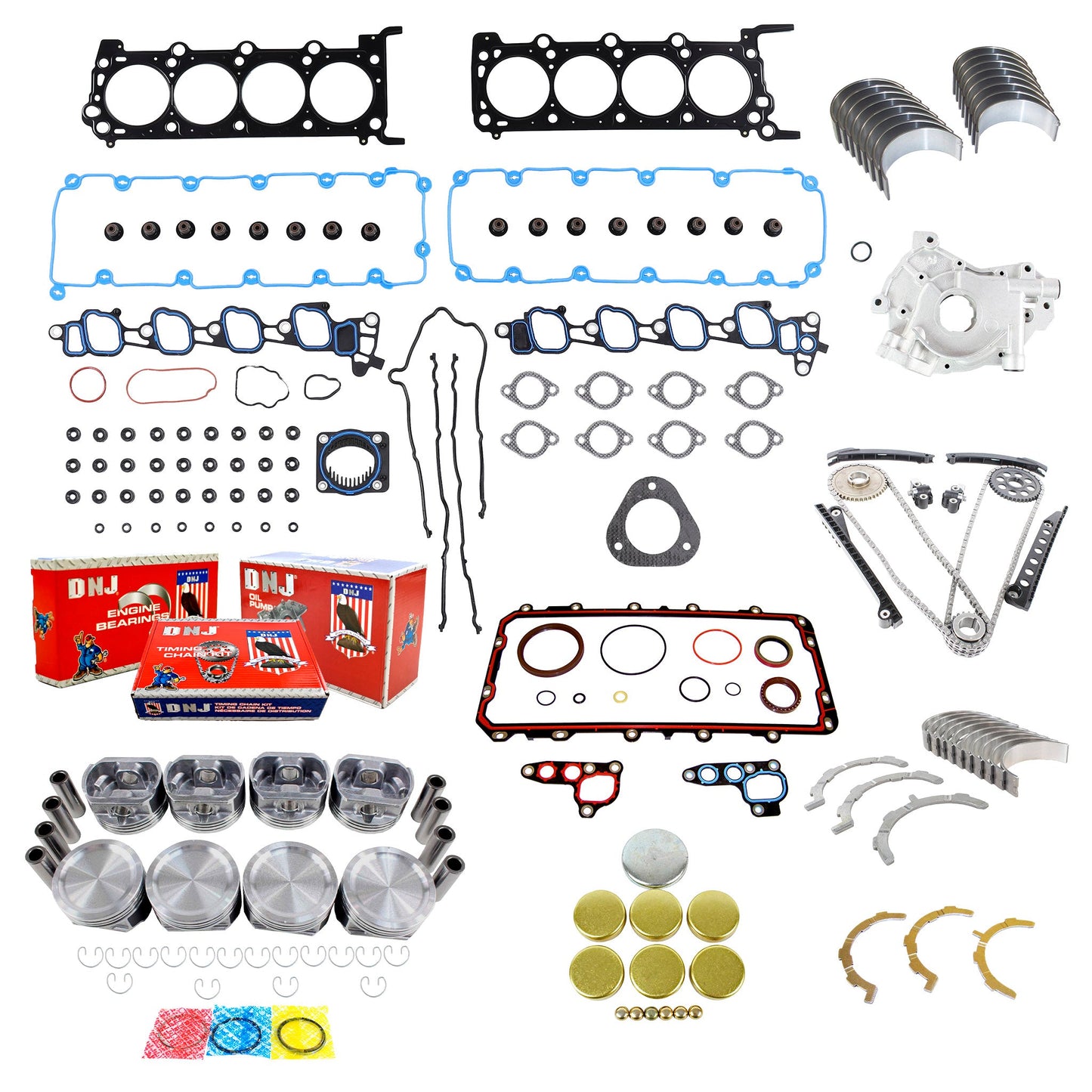 Master Engine Rebuild Kit 2009-2016 Ford 5.4L