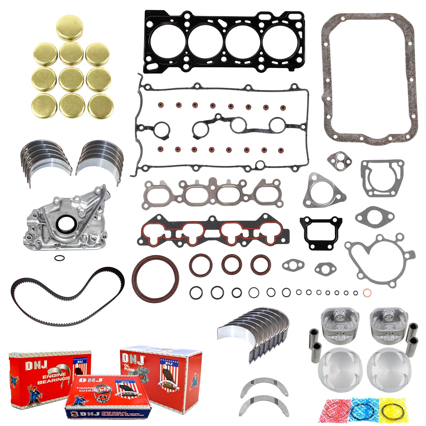 Master Engine Rebuild Kit 1993-1997 Ford,Mazda 2.0L