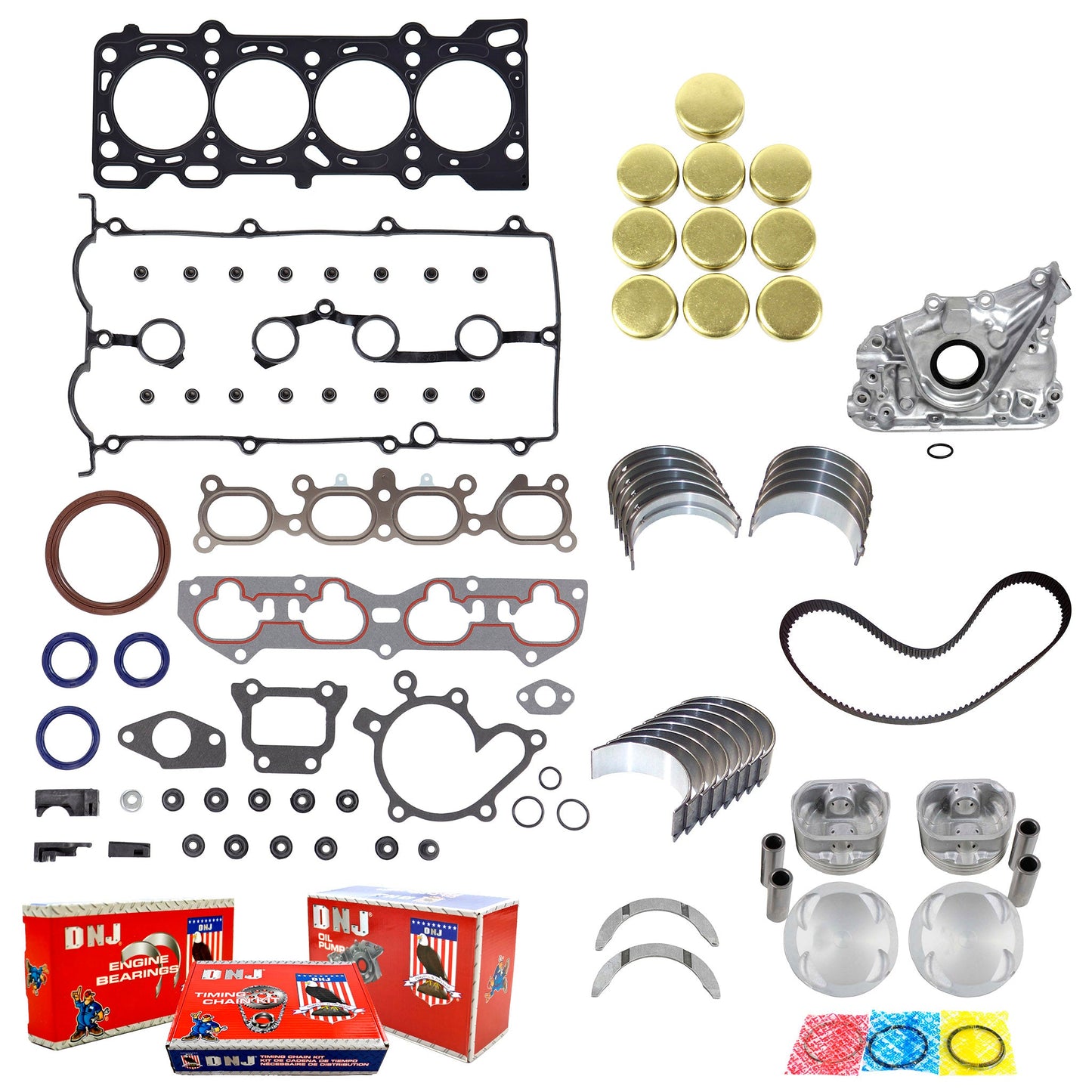 Master Engine Rebuild Kit 1998-1999 Mazda 2.0L