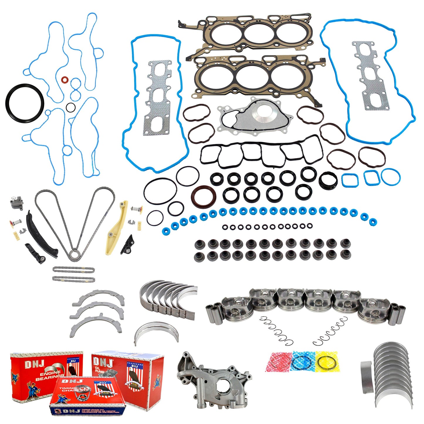 Master Engine Rebuild Kit 2014 Ford 3.7L V6