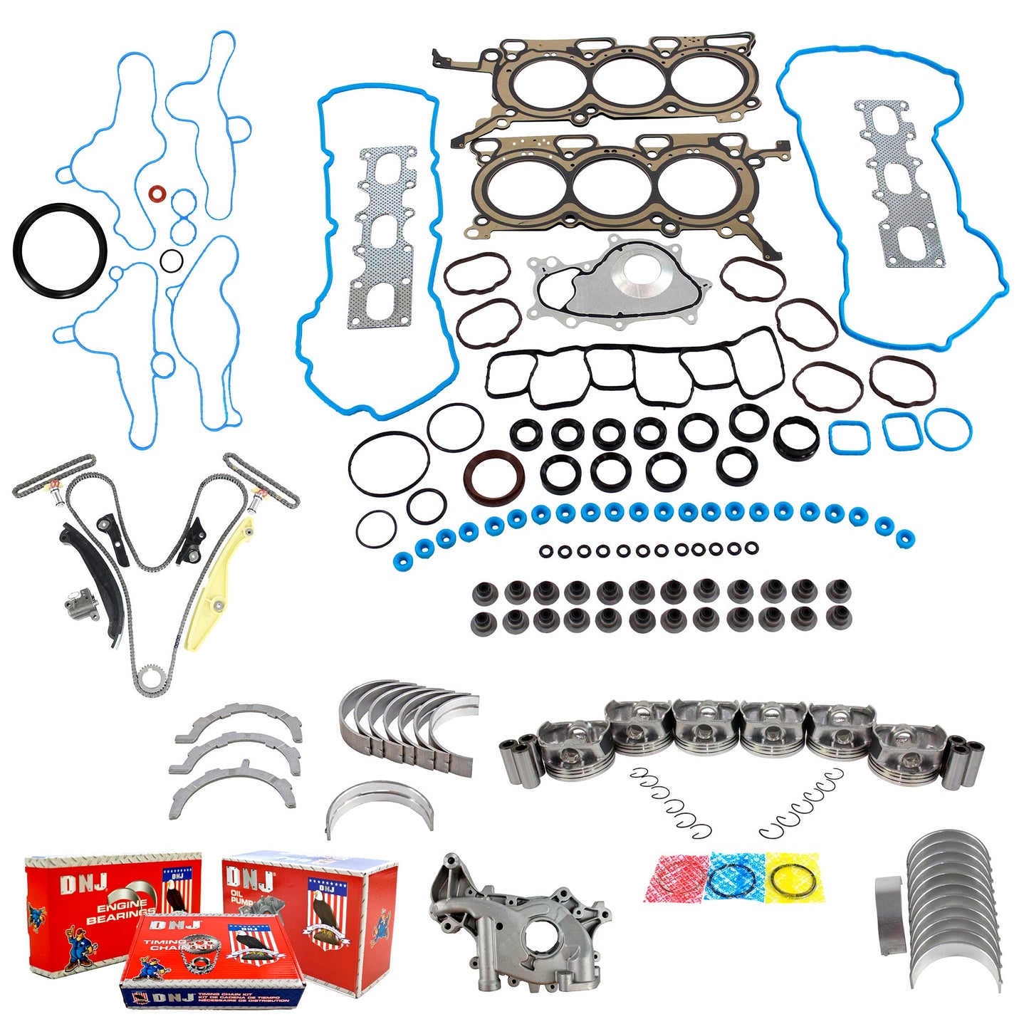 Master Engine Rebuild Kit 2011-2017 Ford 3.7L