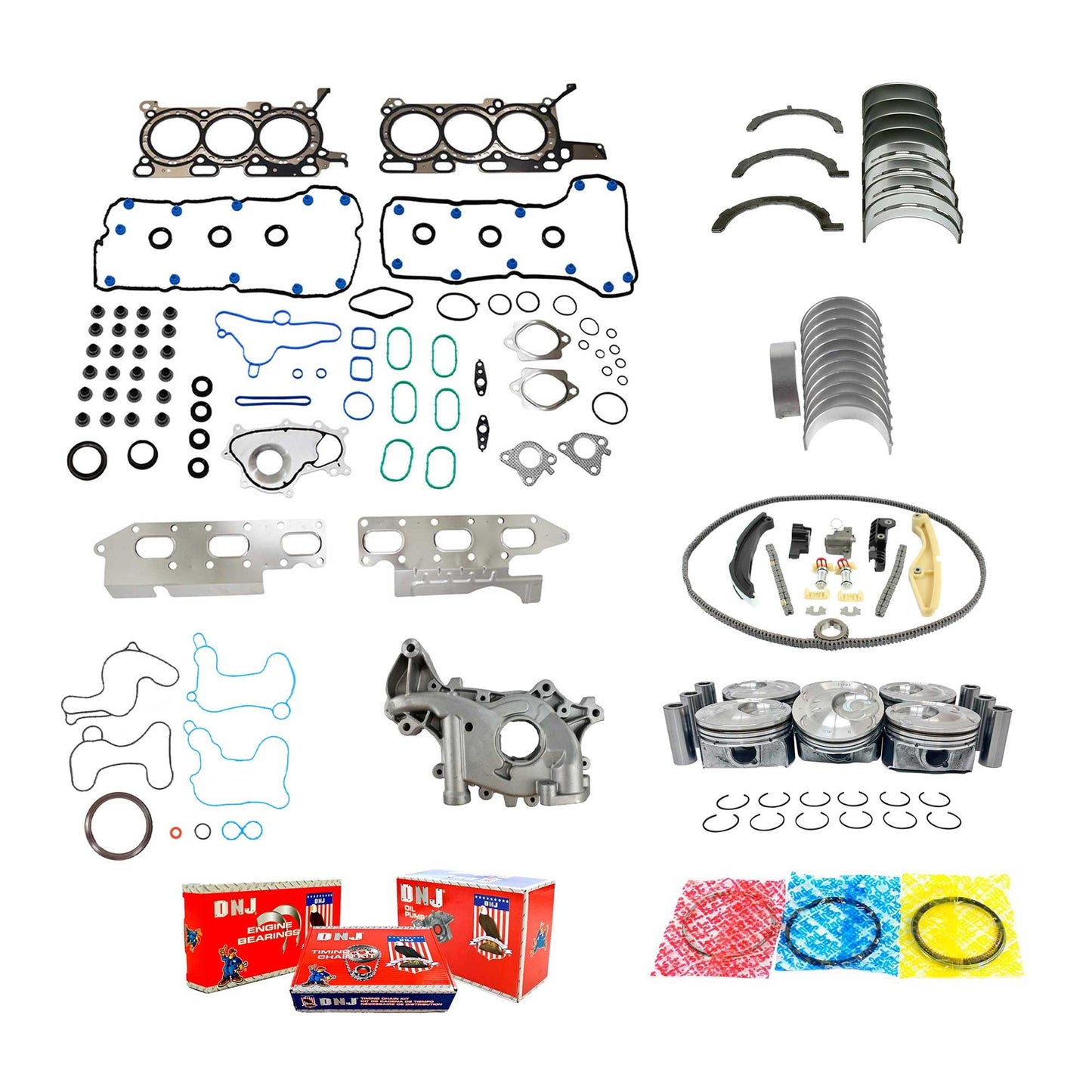 Master Engine Rebuild Kit 2012-2014 Ford 3.5L