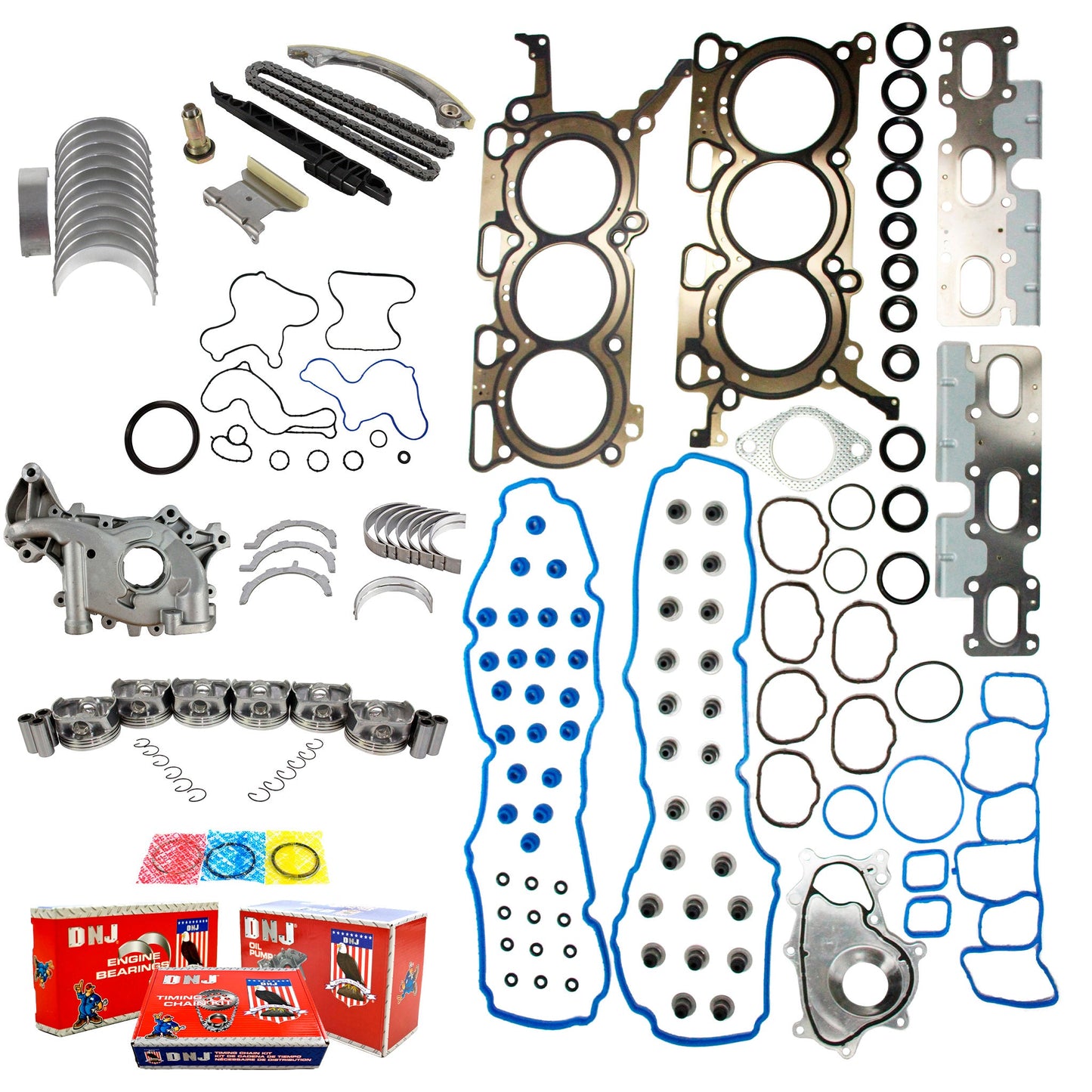 Master Engine Rebuild Kit 2013-2017 Ford 3.7L