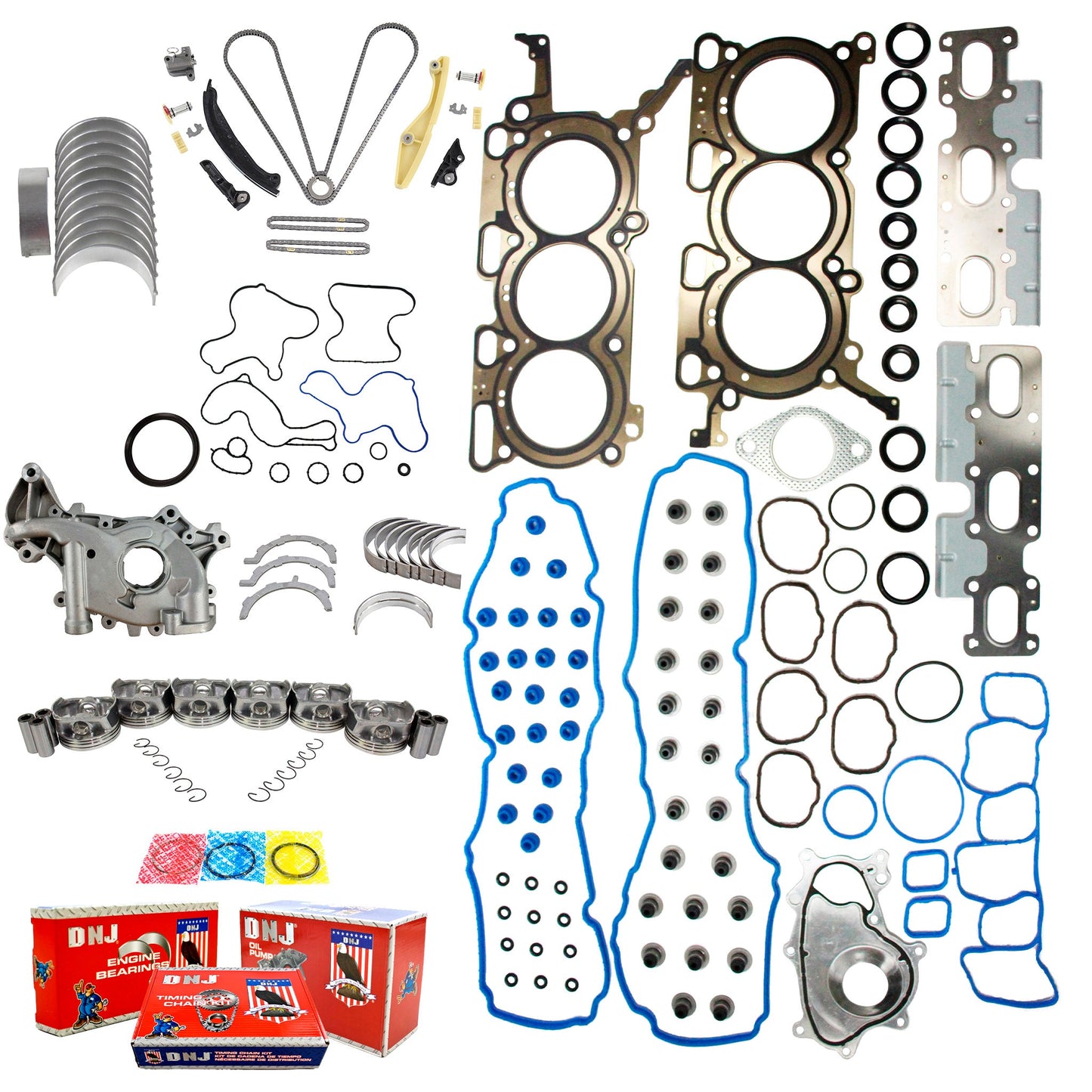 Master Engine Rebuild Kit 2013 Lincoln MKT 3.7L V6