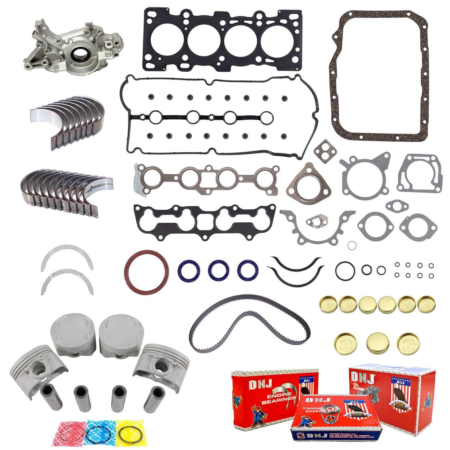 Master Engine Rebuild Kit 1995-1997 Mazda 1.5L