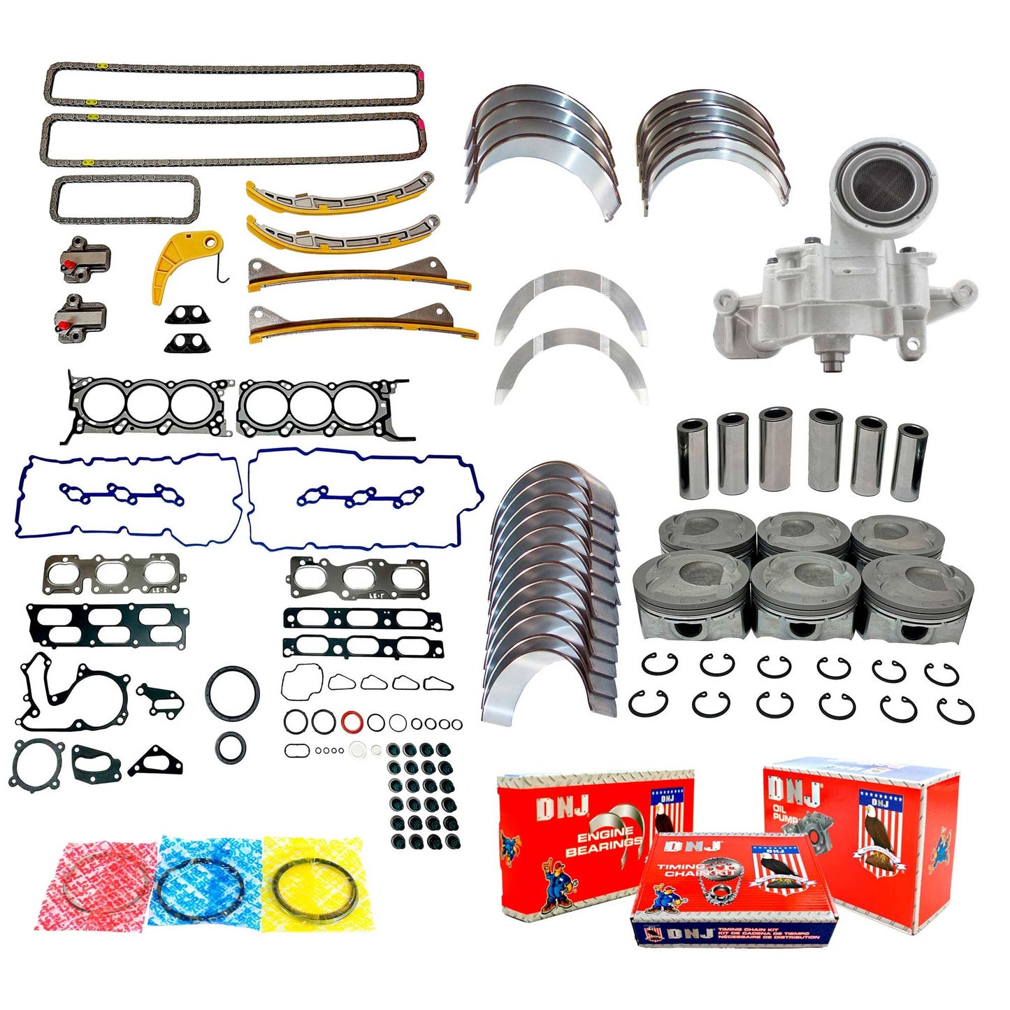 Master Engine Rebuild Kit 2013-2014 Genesis Coupe 3.8L V6