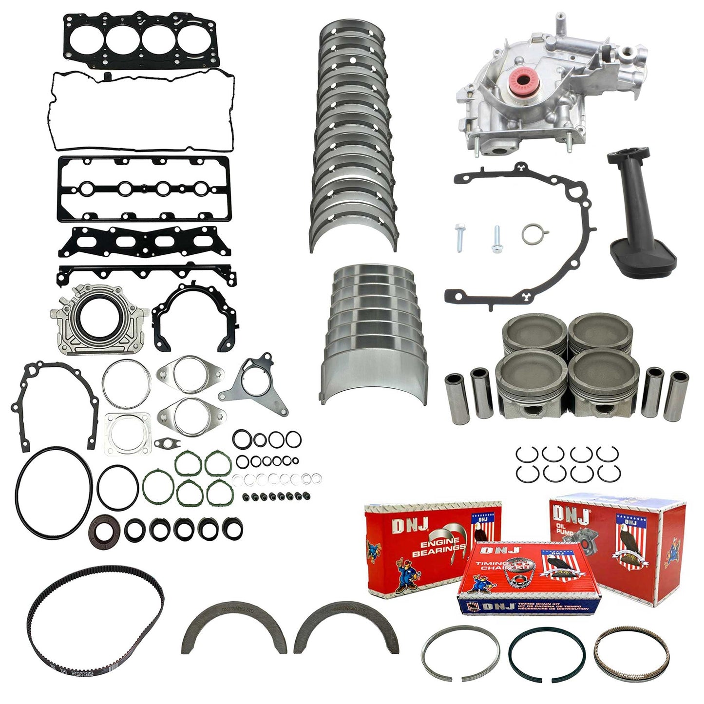 Master Engine Rebuild Kit 2014-2020 Fiat 1.4L