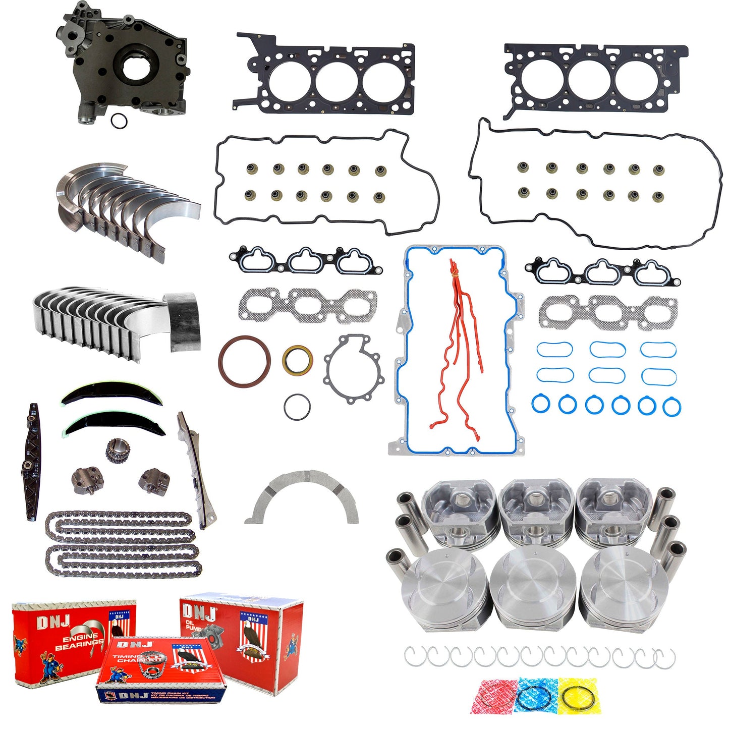 Master Engine Rebuild Kit 2003 Mazda 3.0L