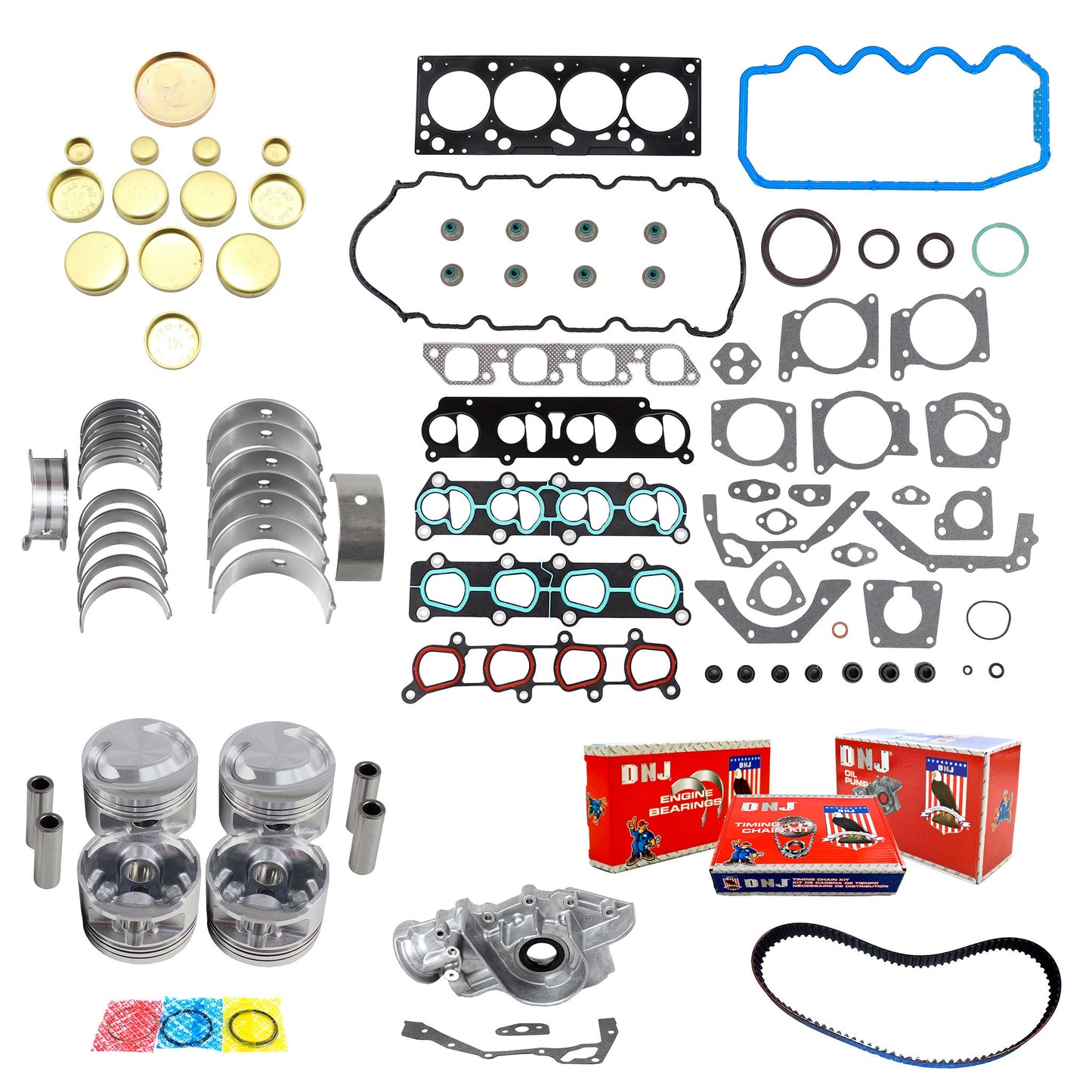 Master Engine Rebuild Kit 2000-2004 Ford 2.0L