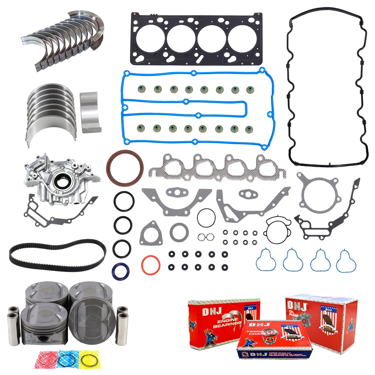 Master Engine Rebuild Kit 2001-2003 Ford,Mercury 2.0L