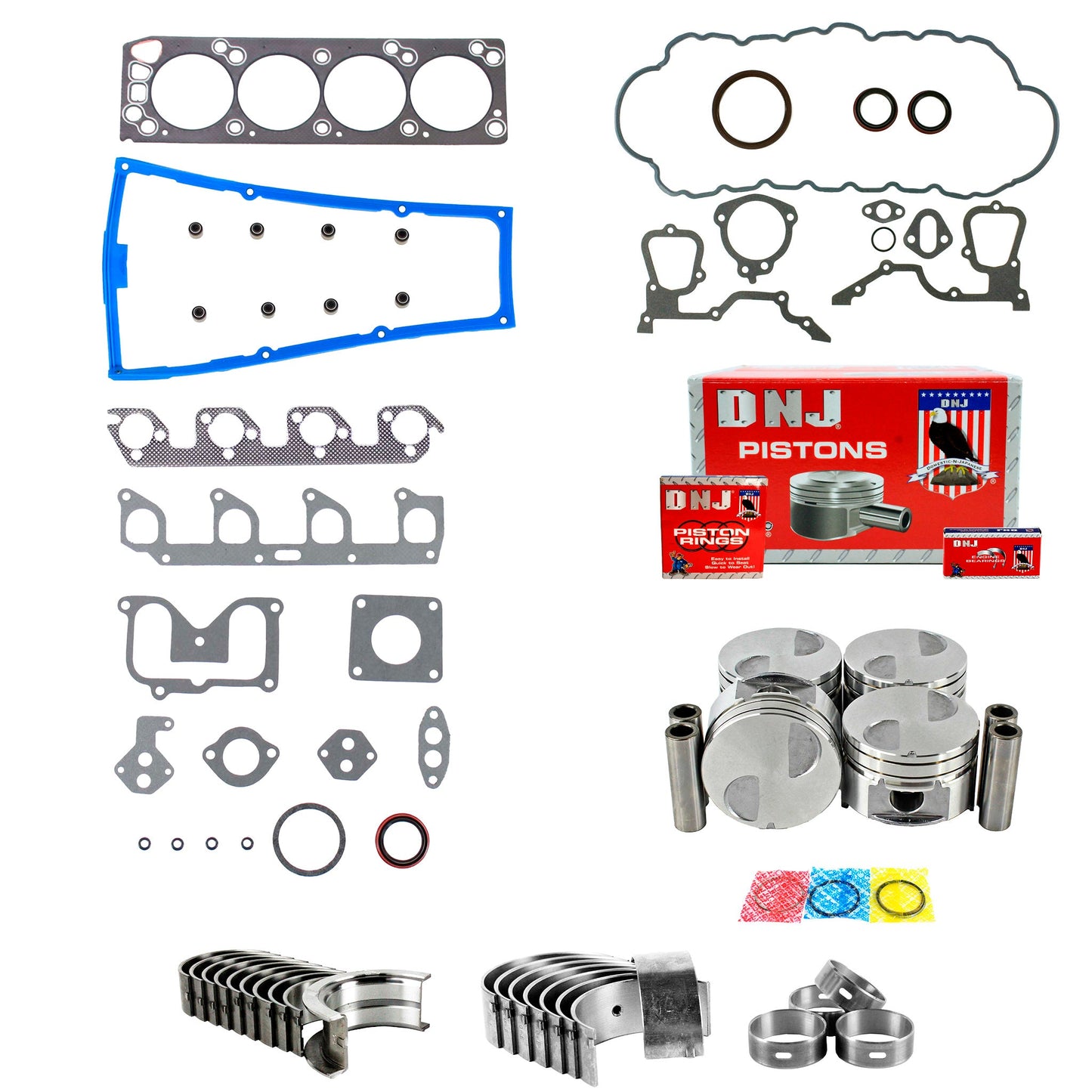 Engine Rebuild Kit 1989-1992 Ford 2.3L