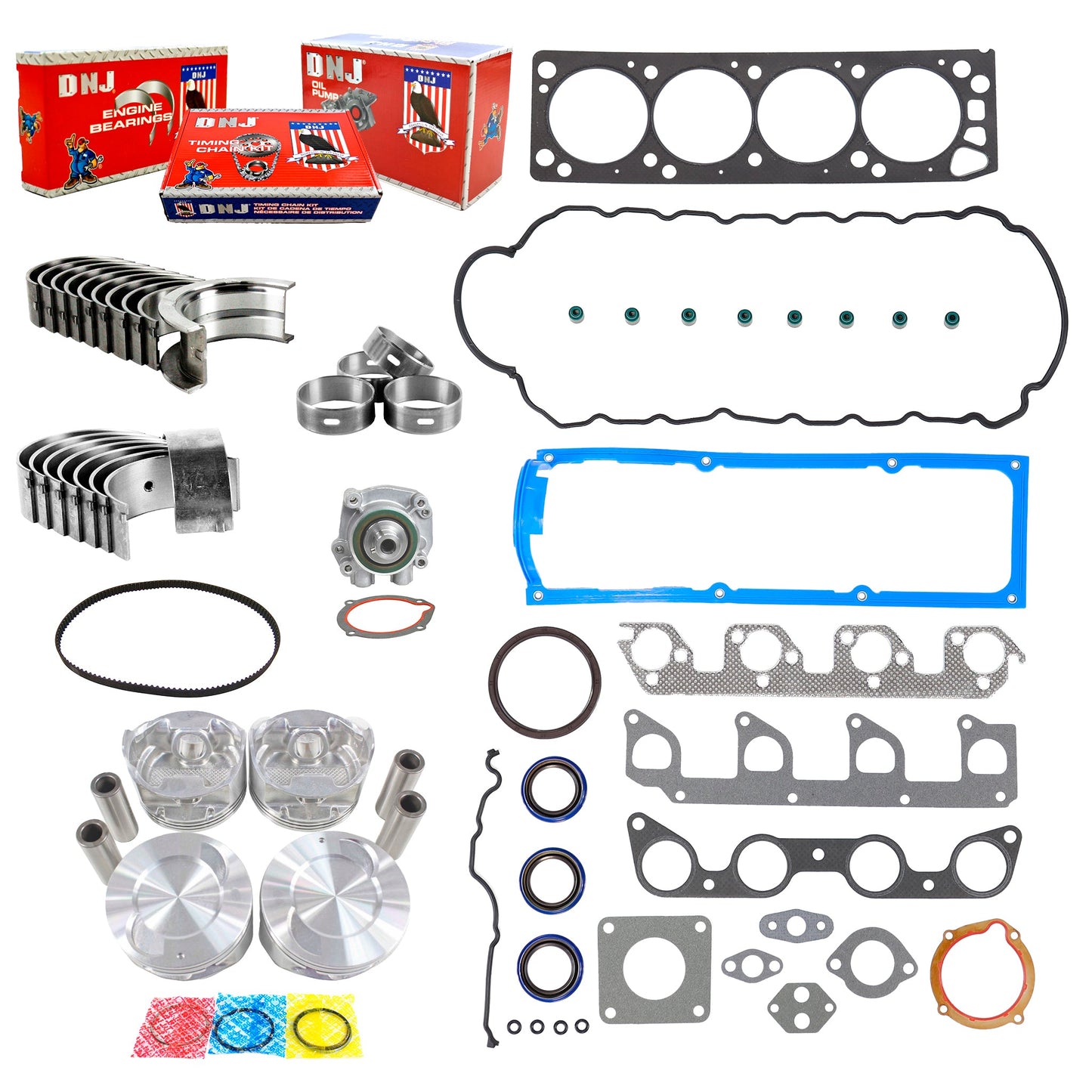 Master Engine Rebuild Kit 1998 Ford,Mazda 2.5L