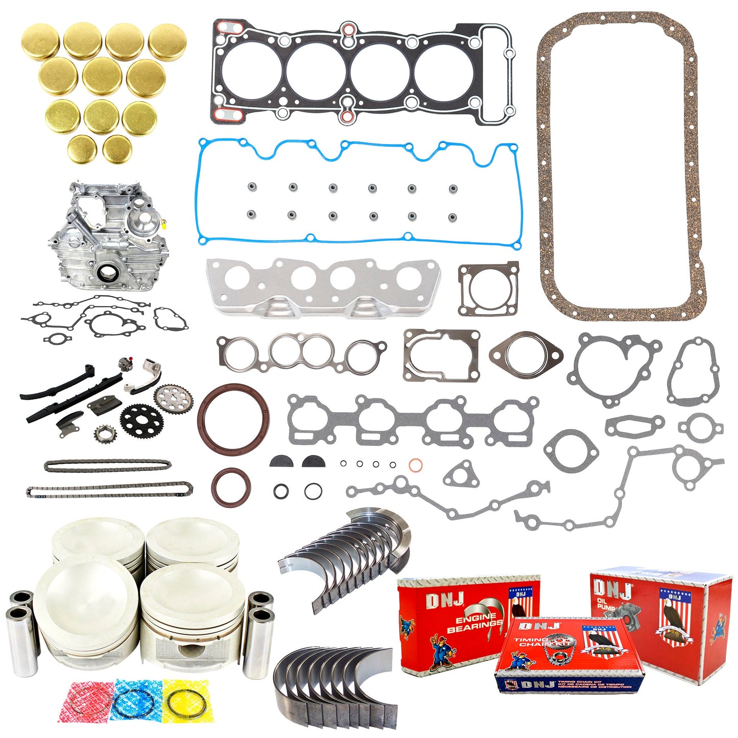 Master Engine Rebuild Kit 1989-1994 Mazda 2.6L