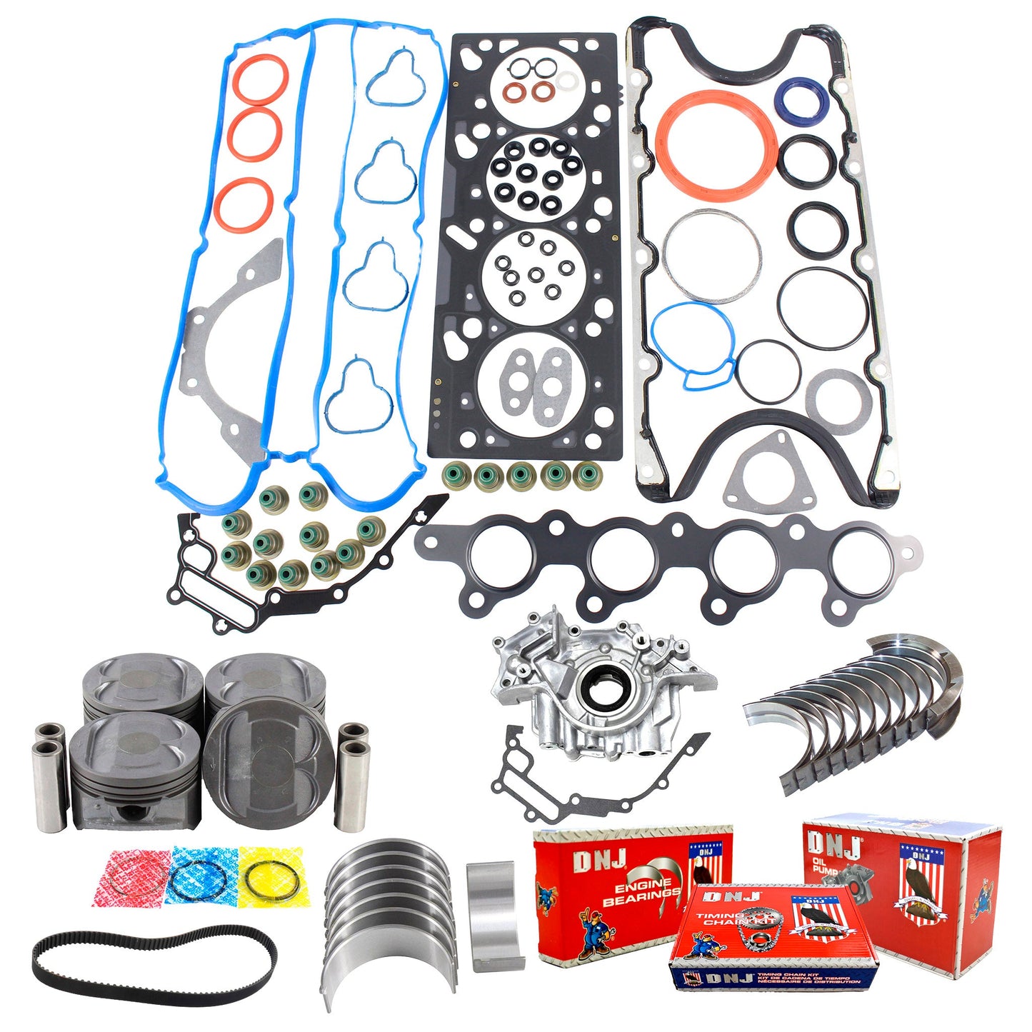 Master Engine Rebuild Kit 2002-2004 Ford,Mazda 2.0L