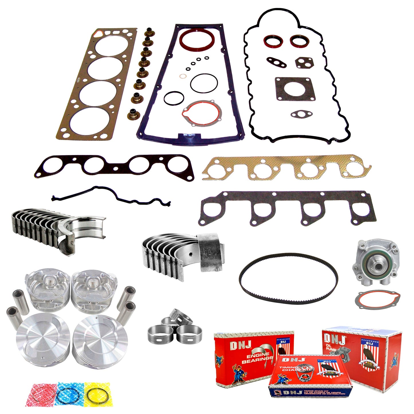 Master Engine Rebuild Kit 1999-2001 Ford,Mazda 2.5L