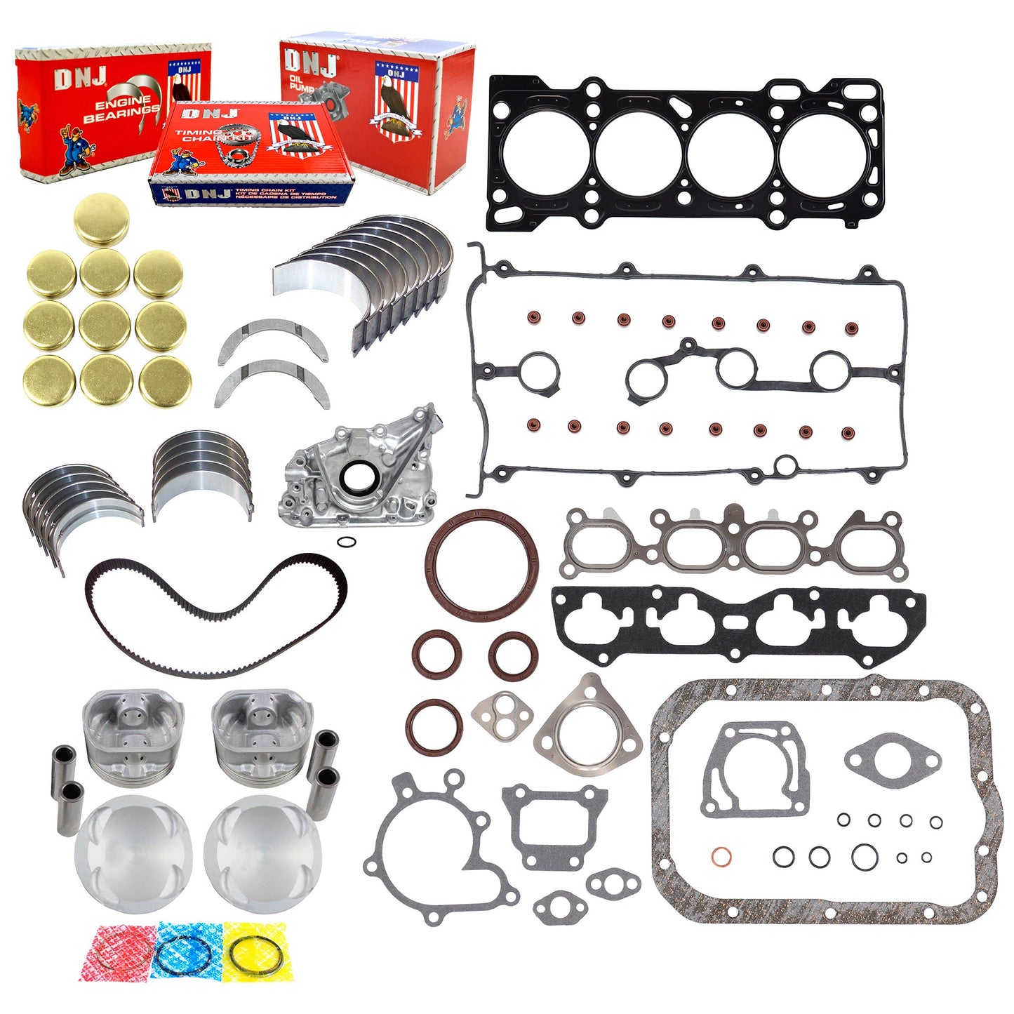 Master Engine Rebuild Kit 2000-2003 Mazda 2.0L