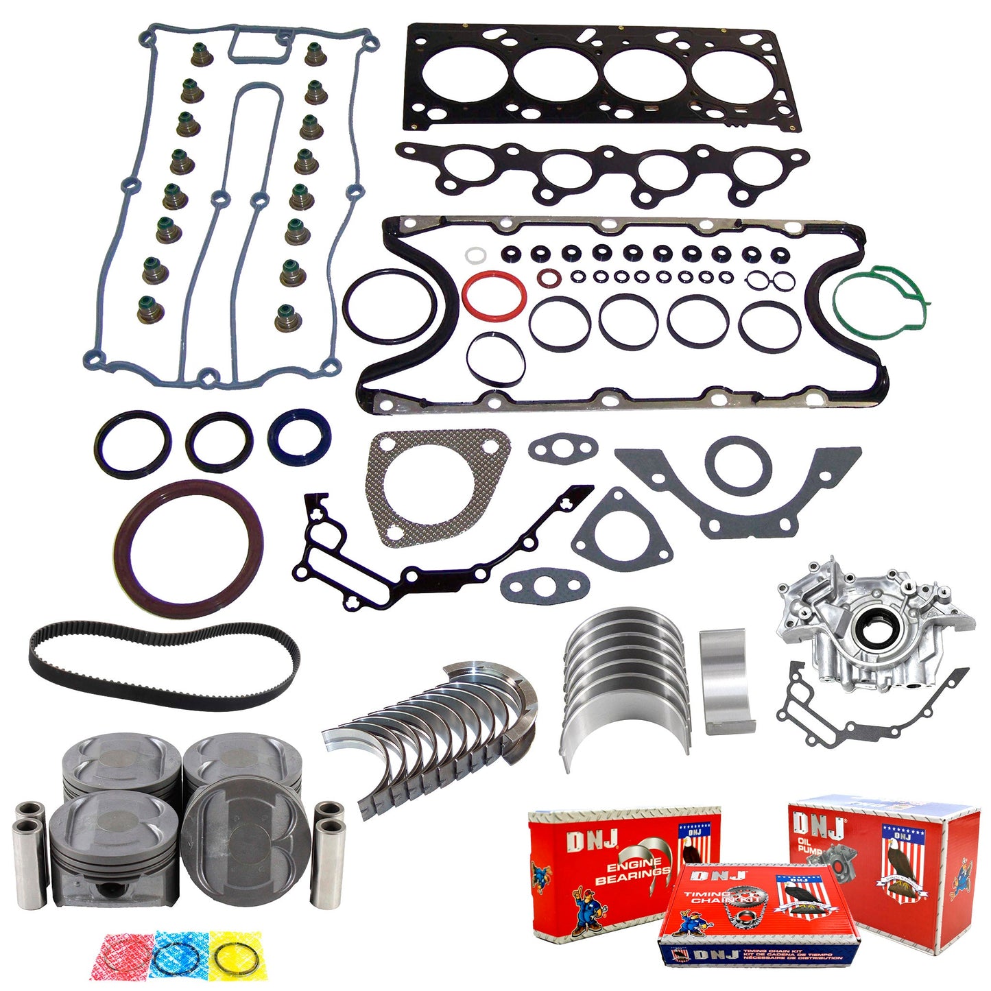 Master Engine Rebuild Kit 2004 Ford 2.0L