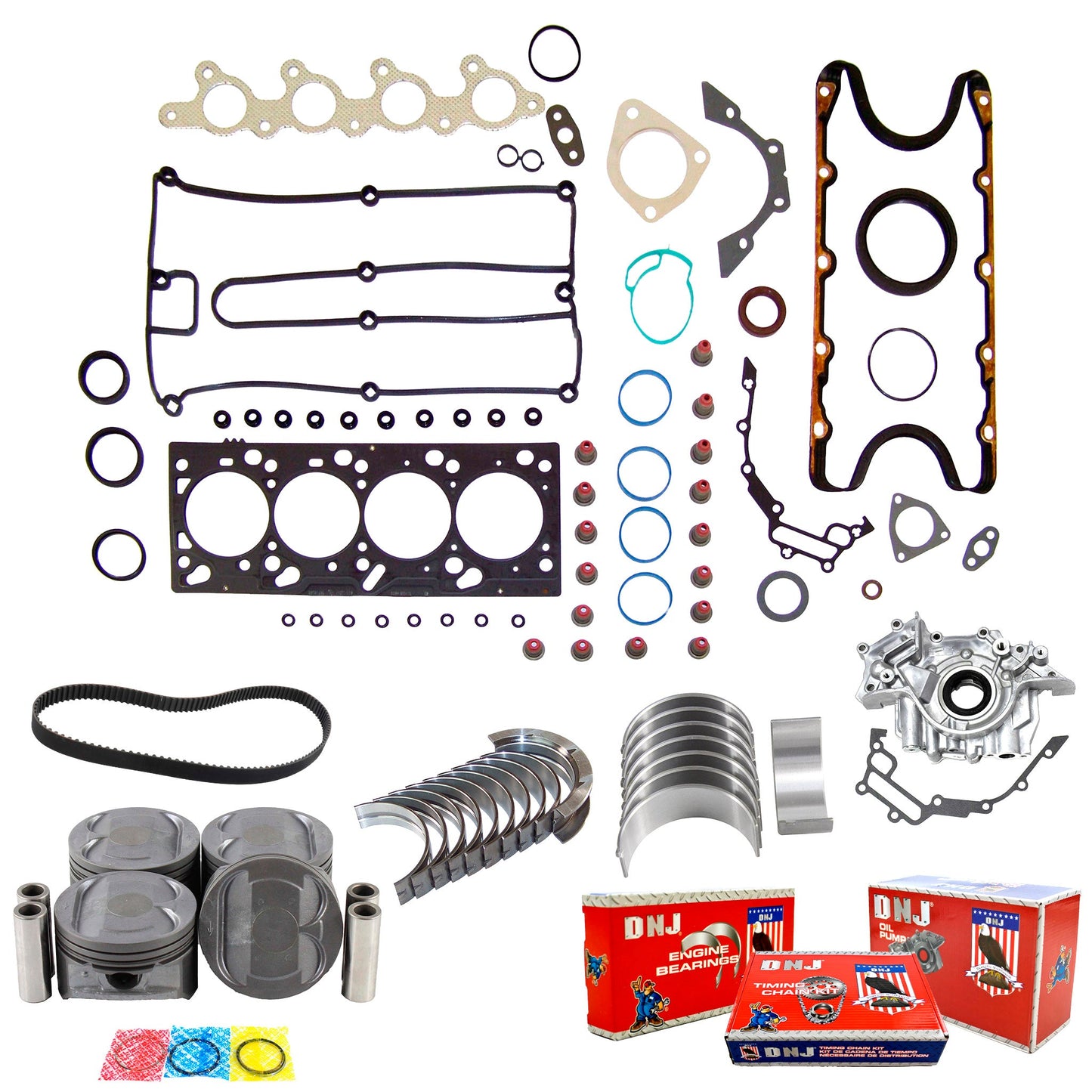 Master Engine Rebuild Kit 2002-2003 Ford 2.0L